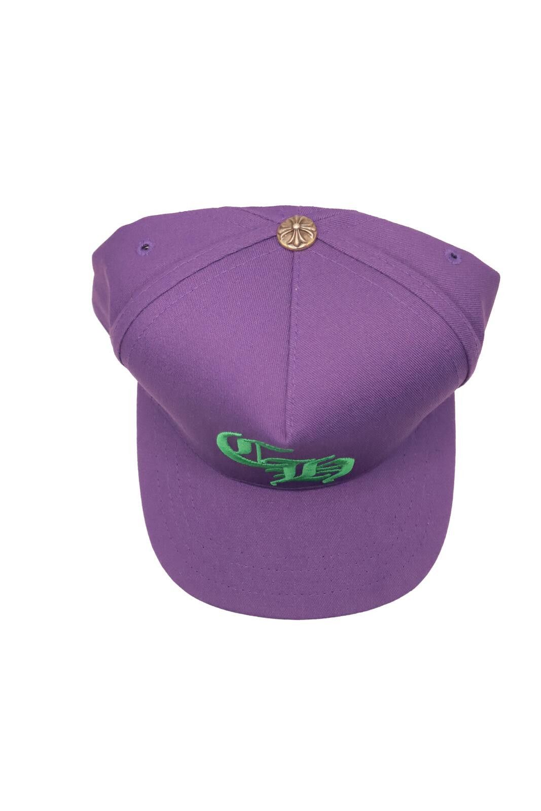 Chrome Hearts CH Logo Purple Green Baseball Hat Size ONE SIZE - 2 Thumbnail