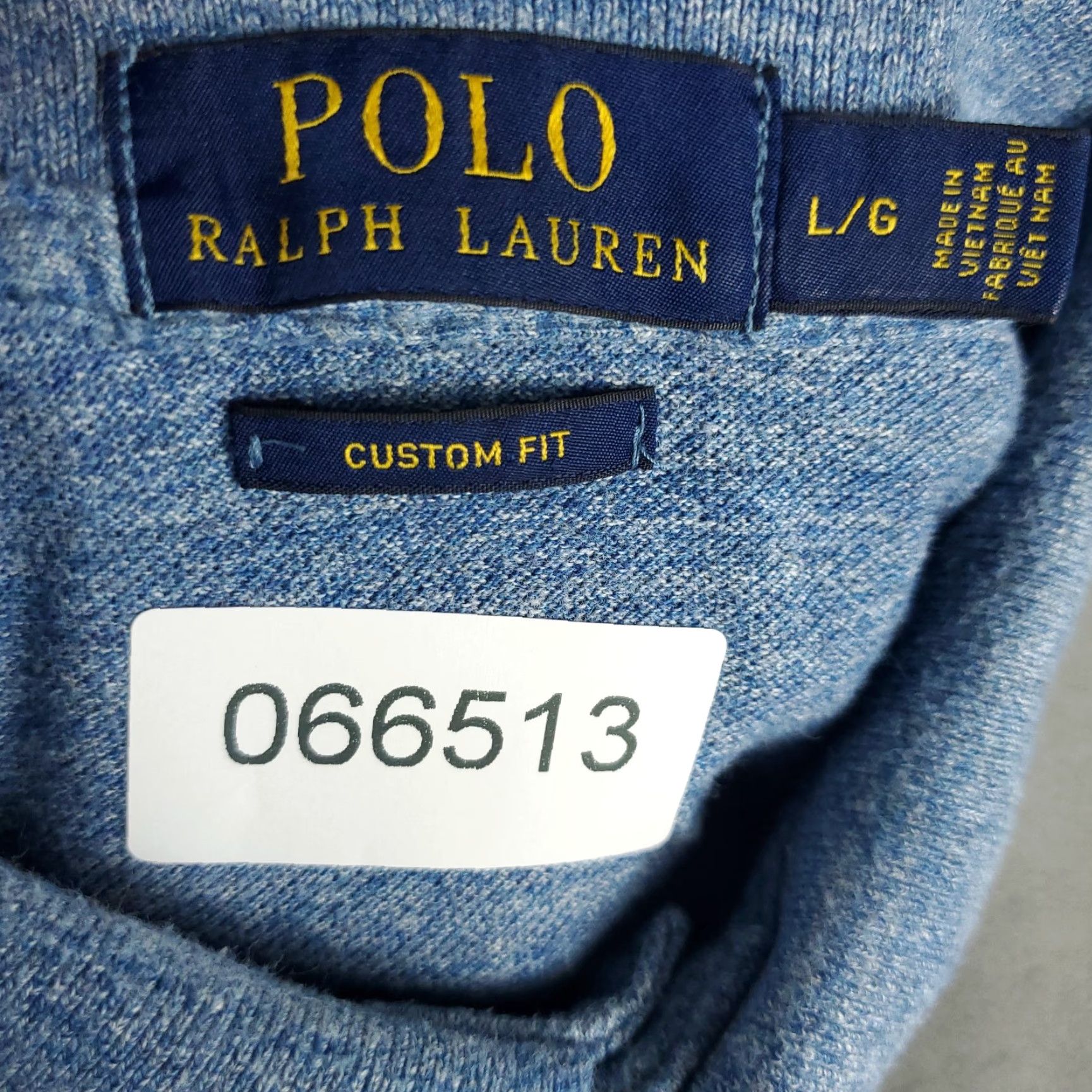 Ralph Lauren Ralph Lauren Polo Shirt Mens Large Blue Custom Fit Pony Casual Short Sleeve Shirt Size US L / EU 52-54 / 3 - 7 Thumbnail