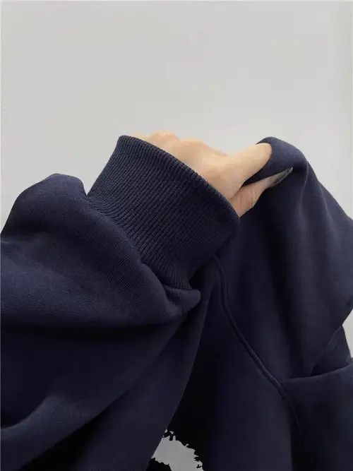 VIBE Hip Hop Love Print Thickened Loose XXL Hooded Sweatshirt Size US XXL / EU 58 / 5 - 5 Thumbnail