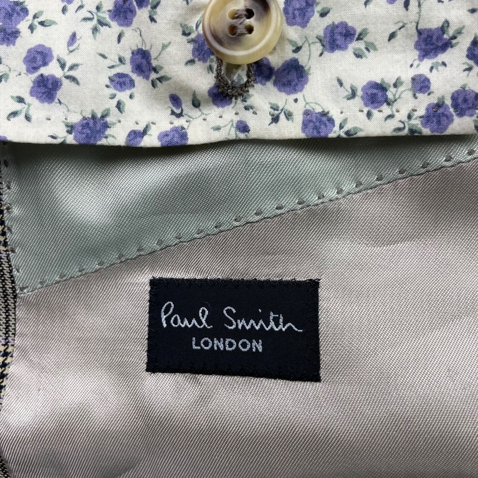 Paul Smith Paul Smith Men’s The Byard 100% Wool Unlined Blazer Beige Pl Size 44L - 5 Thumbnail