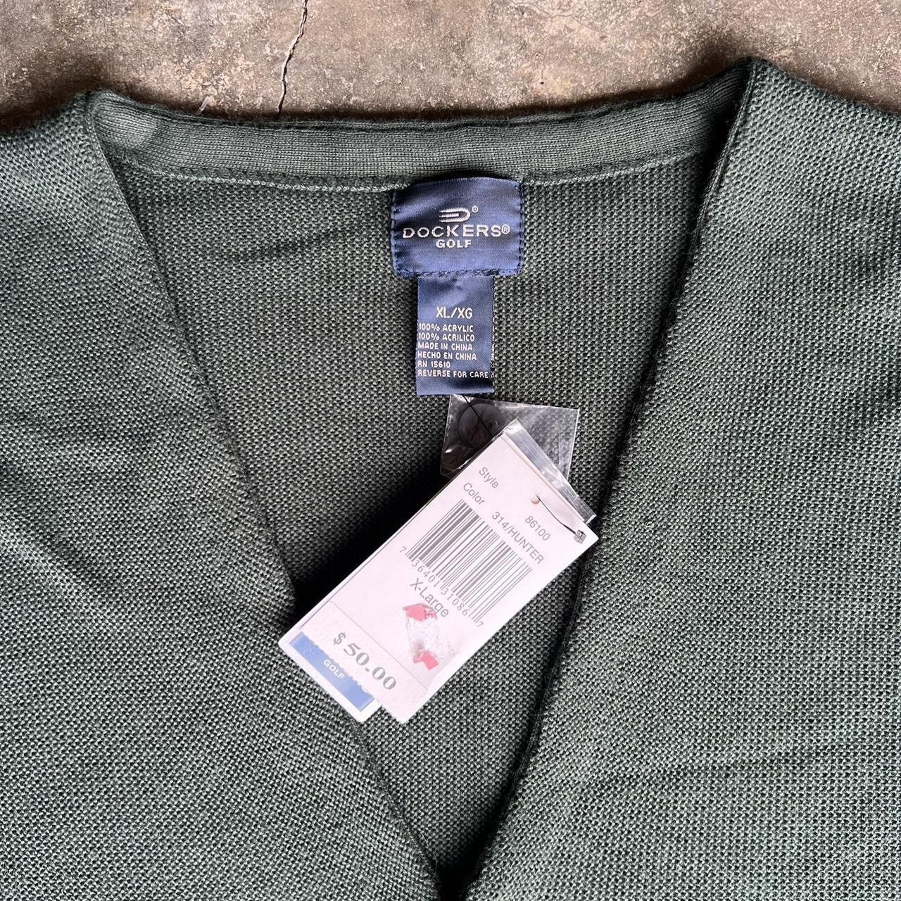Dockers × Vintage Vintage green knit cardigan Size US XL / EU 56 / 4 - 5 Thumbnail