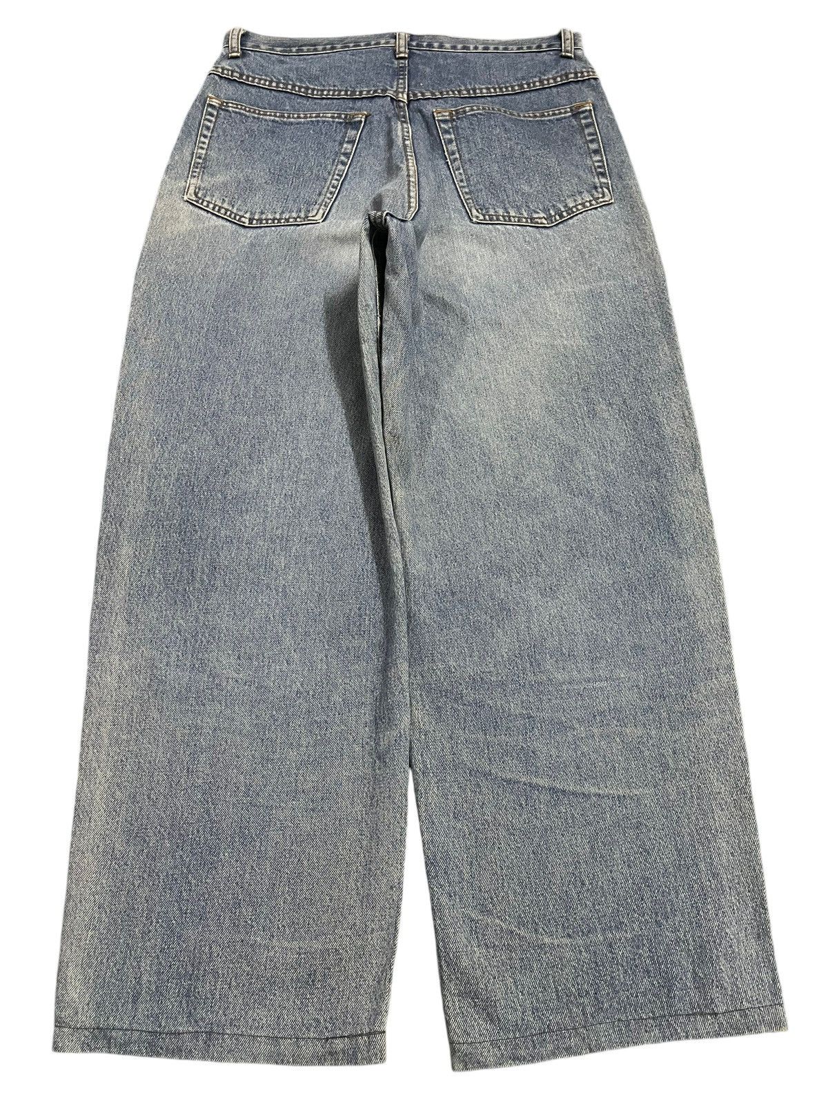 JNCO Vintage Japanese Brand Blue Wash Style Hip Hop Baggy Jeans Size US 32 / EU 48 - 2 Thumbnail