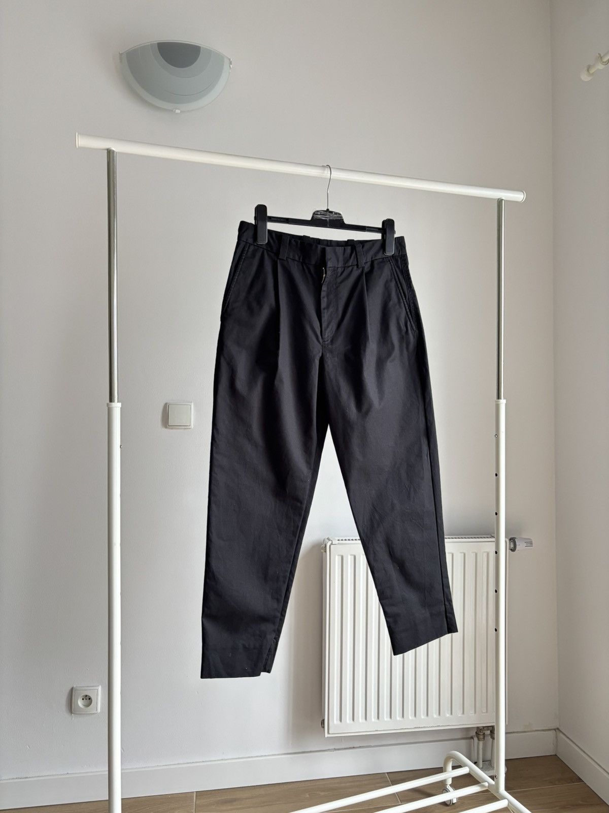 Acne Studios Acne Studios Black Cotton Pants Size US 33 - 2 Thumbnail