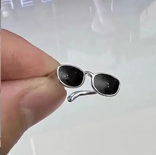 Japanese Brand × Jewelry Avant garde sunglasses ring aesthetic y2k Size ONE SIZE - 2 Thumbnail