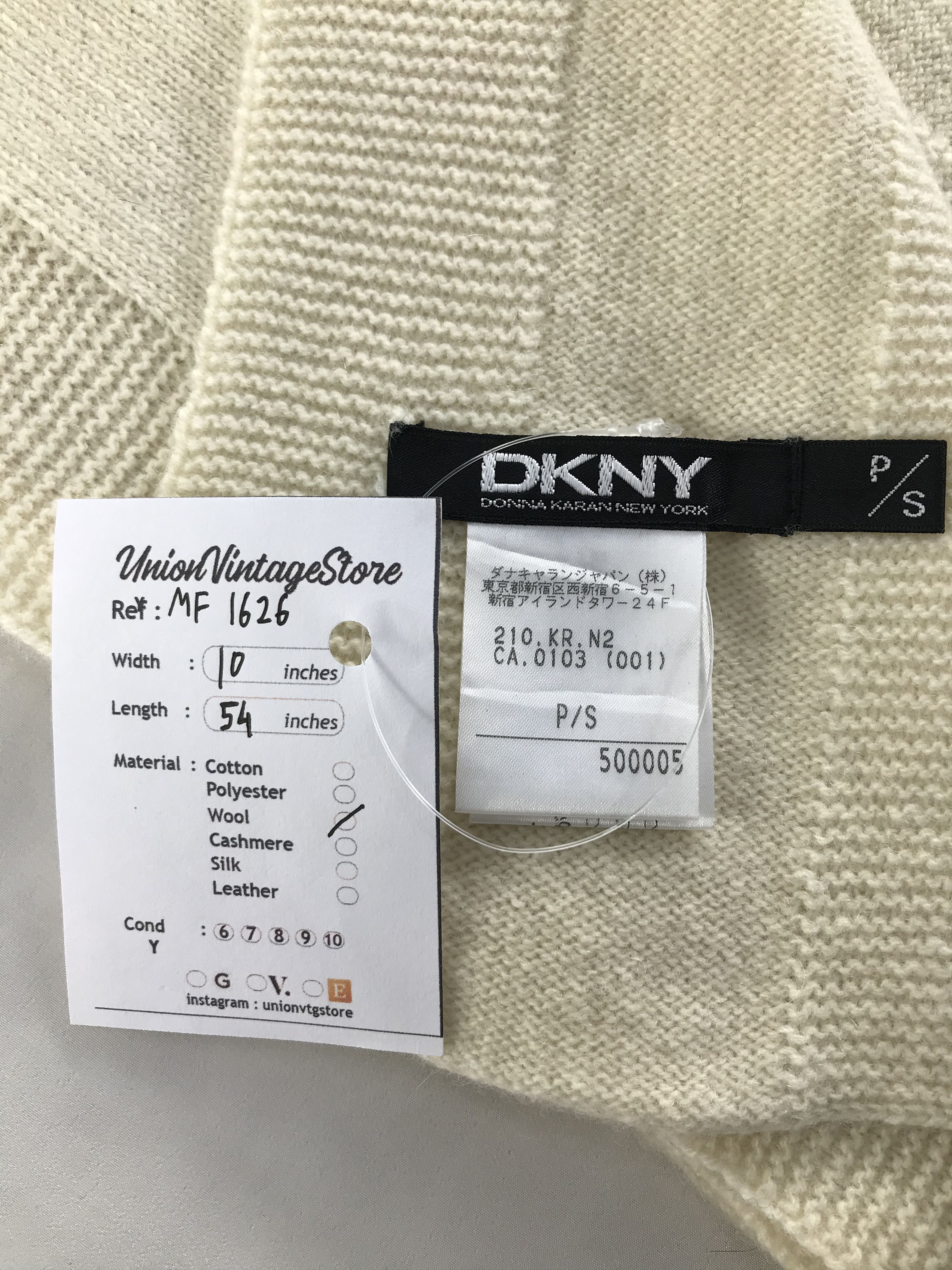 DKNY Vintage DKNY Scarf/Muffler/Neckwear MF1626 Size ONE SIZE - 4 Thumbnail