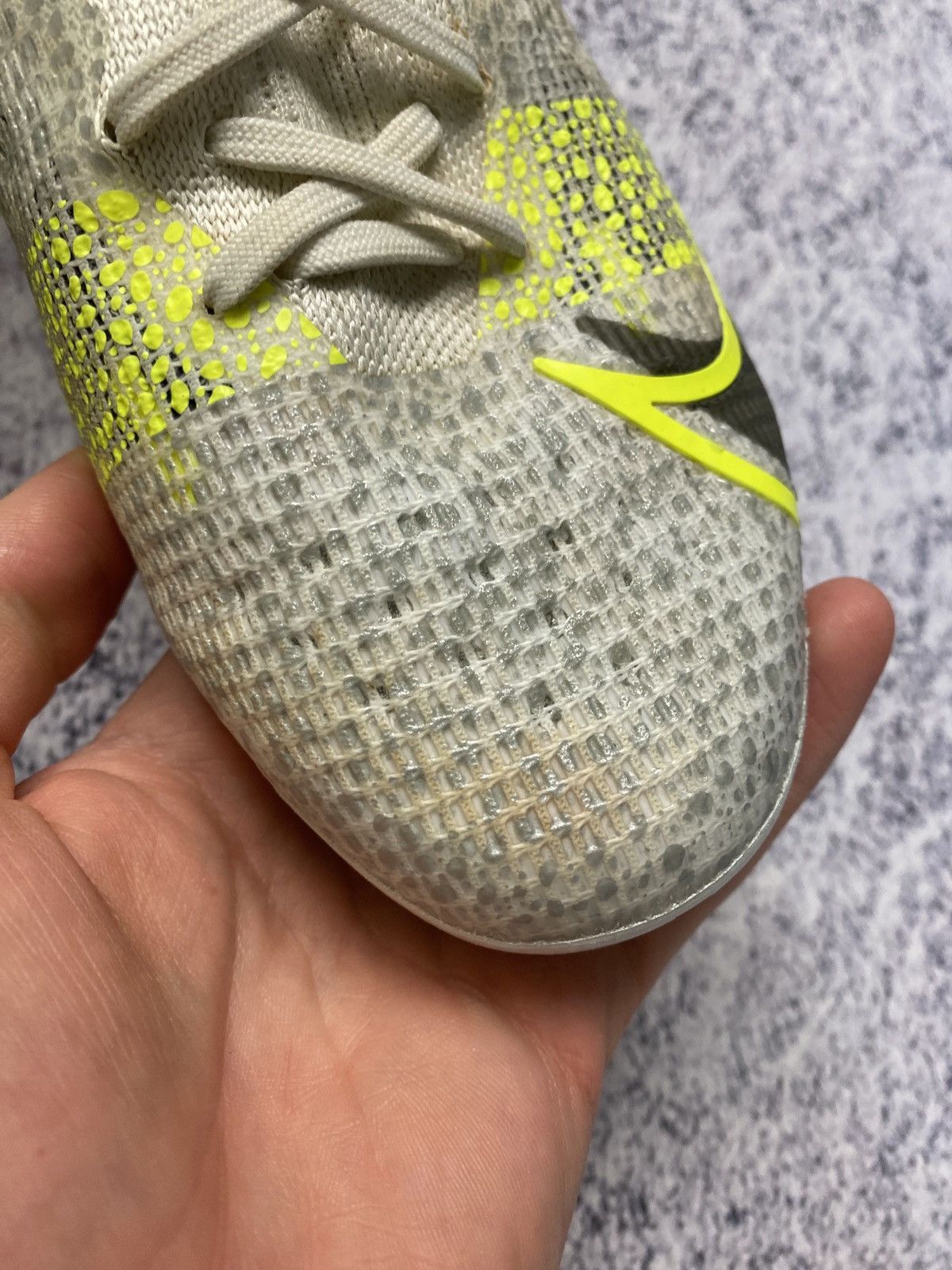 Nike Nike Vapor 14 Elite FG White Soccer Cleats CQ7635-107 US 8 Size US 8 / EU 41 - 8 Thumbnail