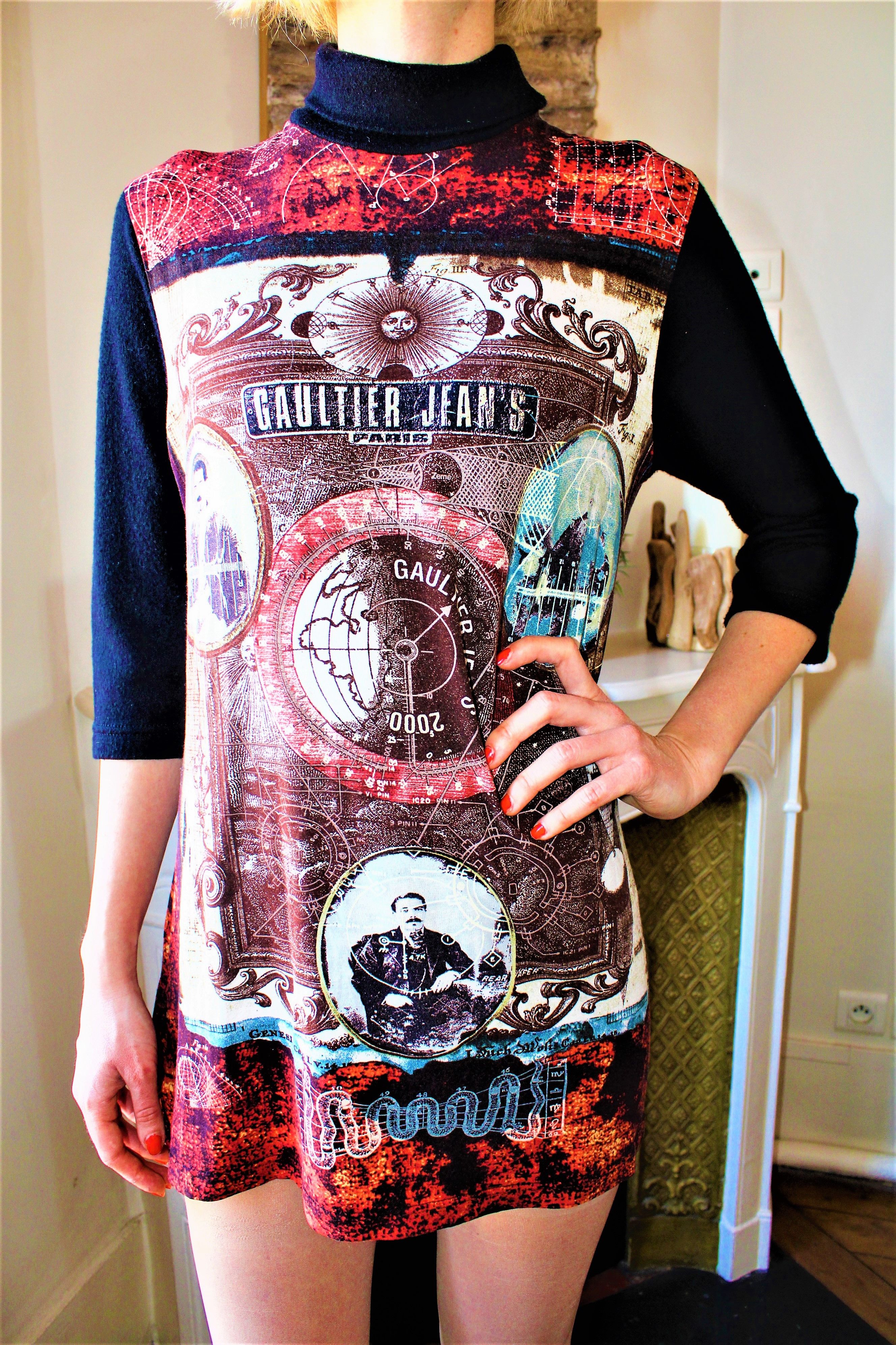 Jean Paul Gaultier Jean Paul Gaultier Science Chaos Religion Tunic Dress Size S / US 4 / IT 40 - 1 Thumbnail