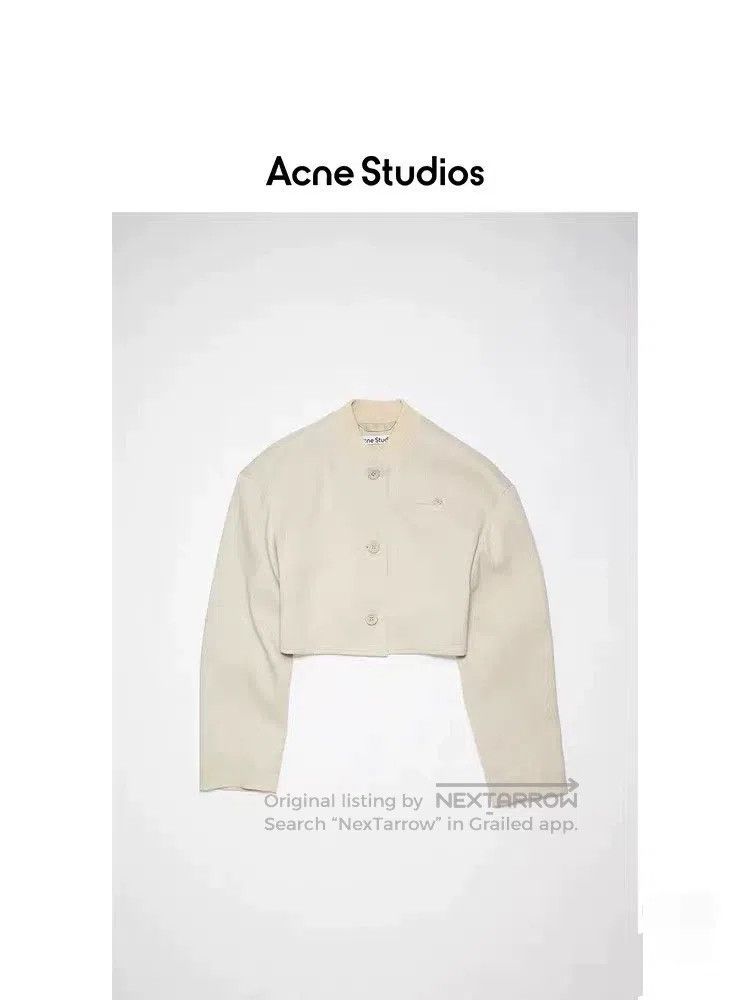 Acne Studios Acne Studios Solid Color Single-breasted Short Crop Waist Size XS / US 0-2 / IT 36-38 - 3 Thumbnail