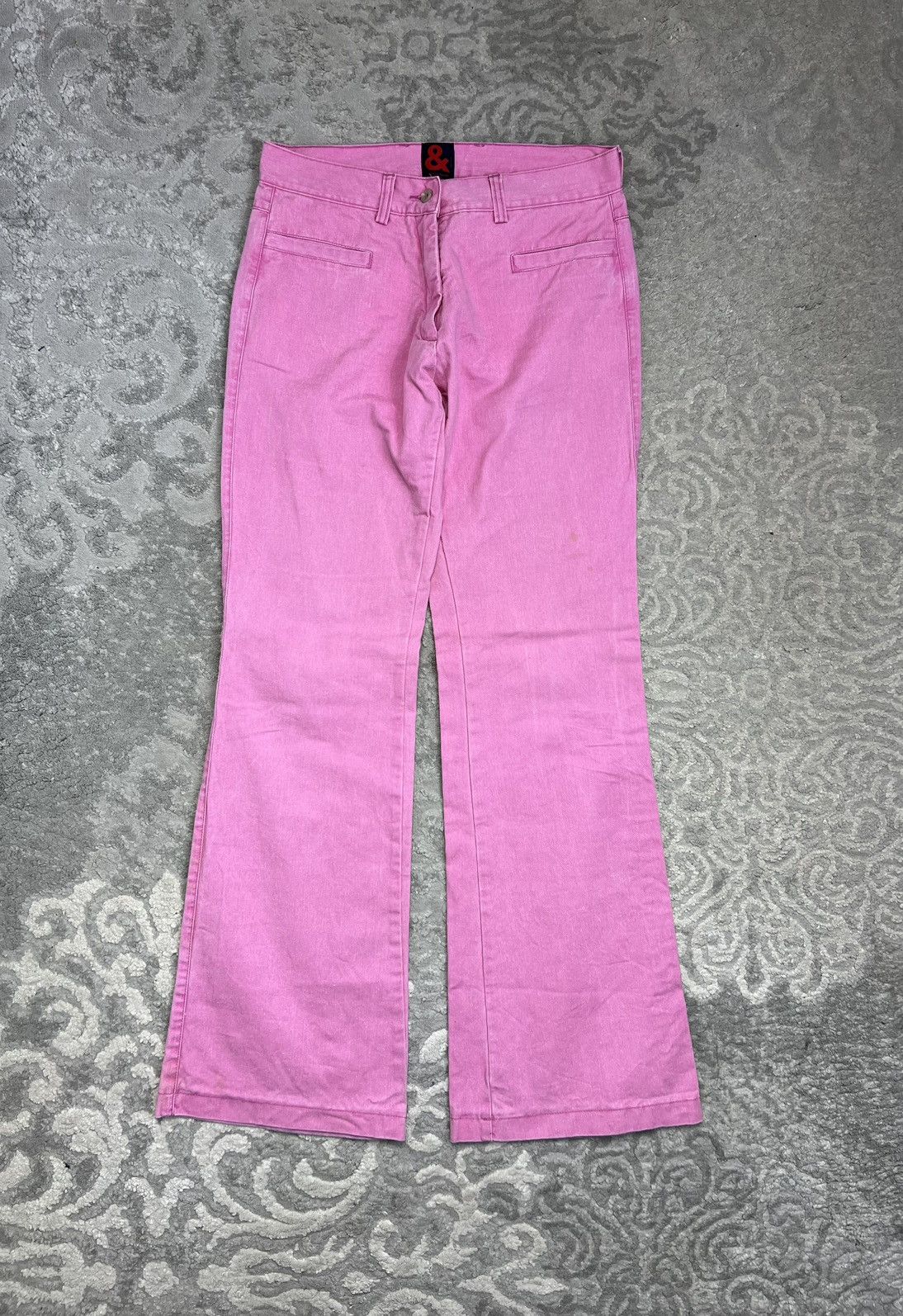 Dolce & Gabbana Unique Pink Dolce & Gabbana High End Holo Trousersq Size 30" / US 8 / IT 44 - 3 Thumbnail
