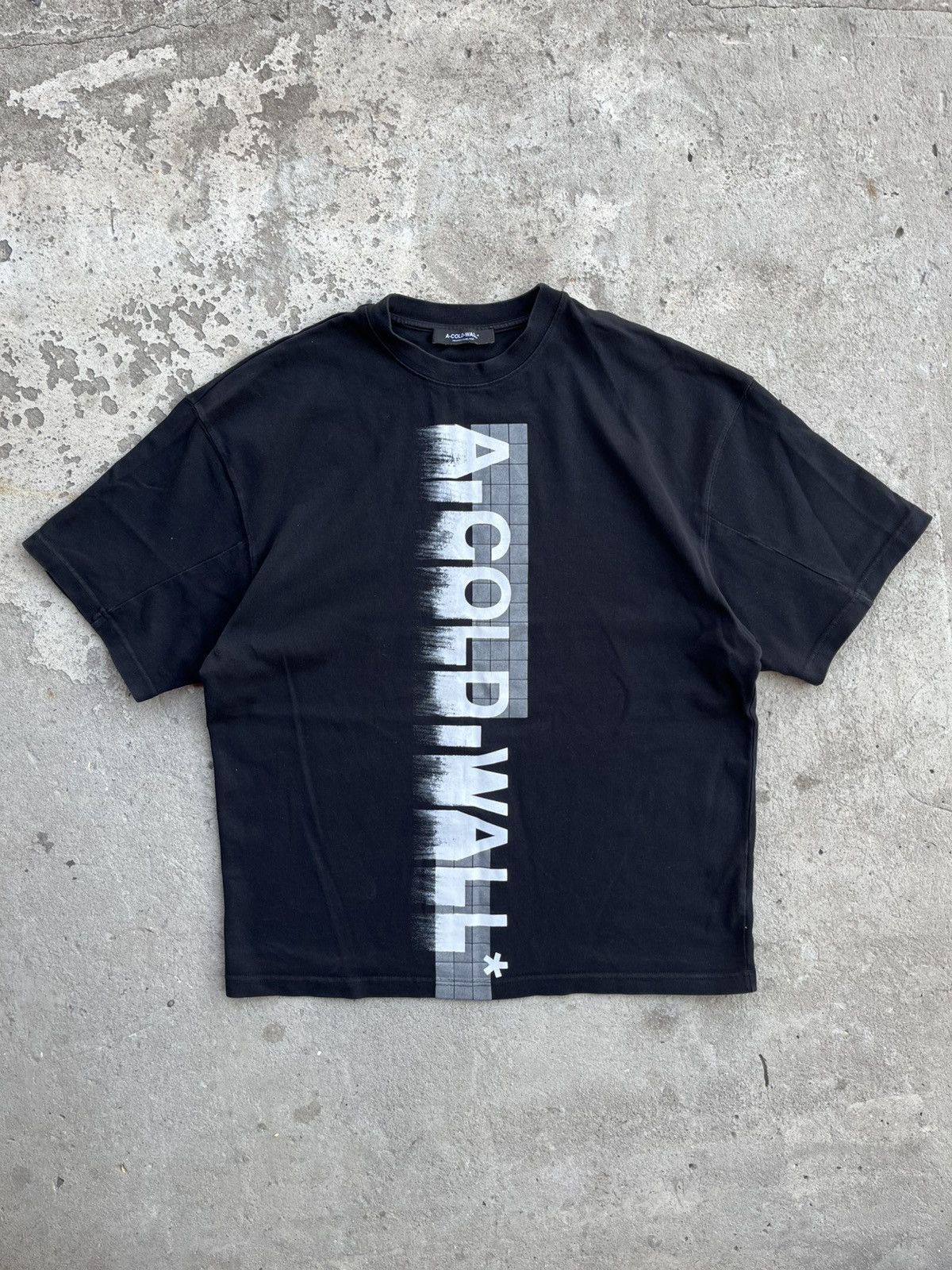 A-COLD-WALL* A-Cold-Wall Big Logo Overprint Boxy Baggy Oversized T-Shirt Size US S / EU 44-46 / 1 - 1 Thumbnail