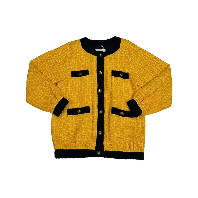 Gucci Gucci Yellow small fragrant style coat 2503-Nextarrow Size US XXS / EU 40 - 1 Thumbnail