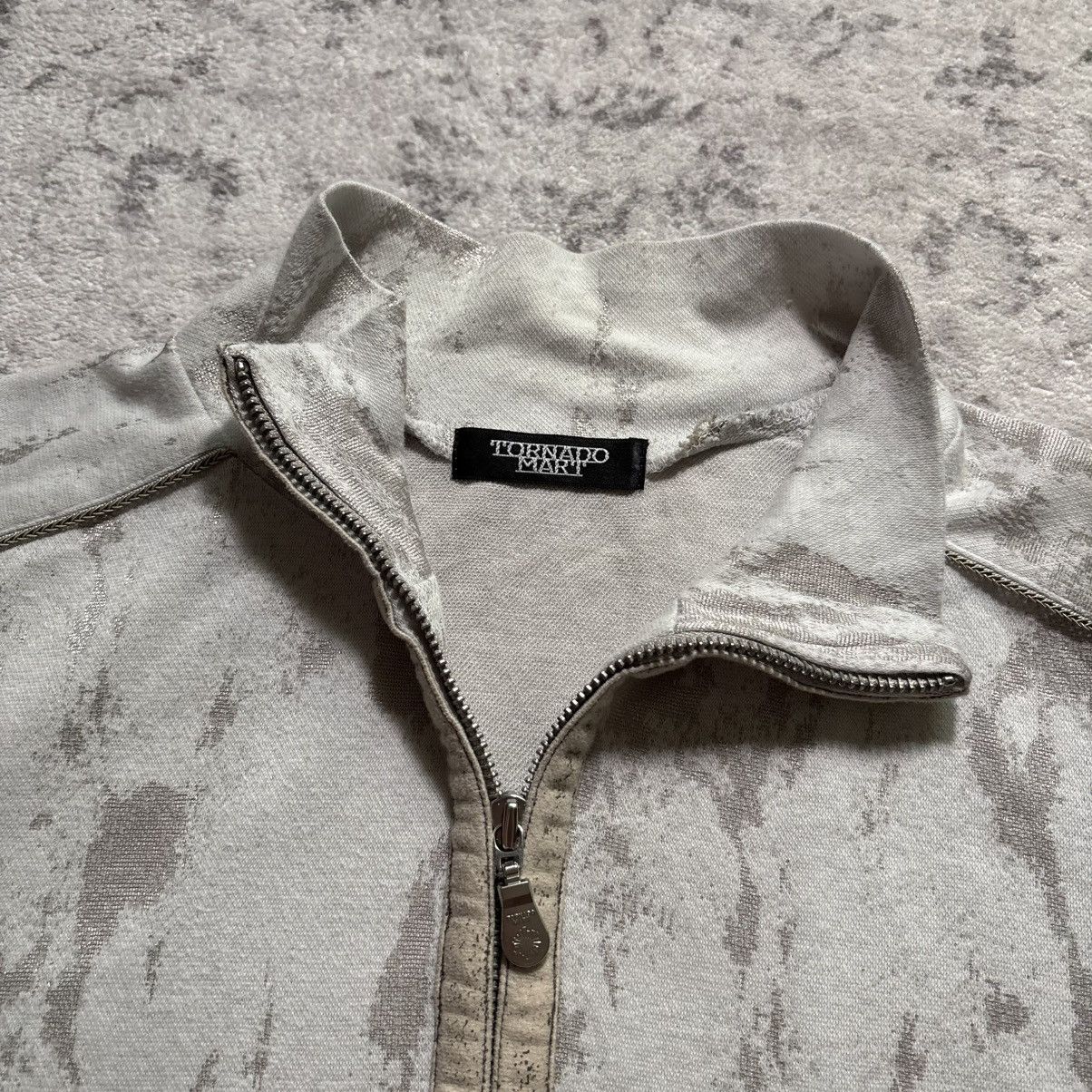 Tornado Mart Tornado Mart Metallic Paint Track Jacket Grey | Size L Size US L / EU 52-54 / 3 - 5 Thumbnail