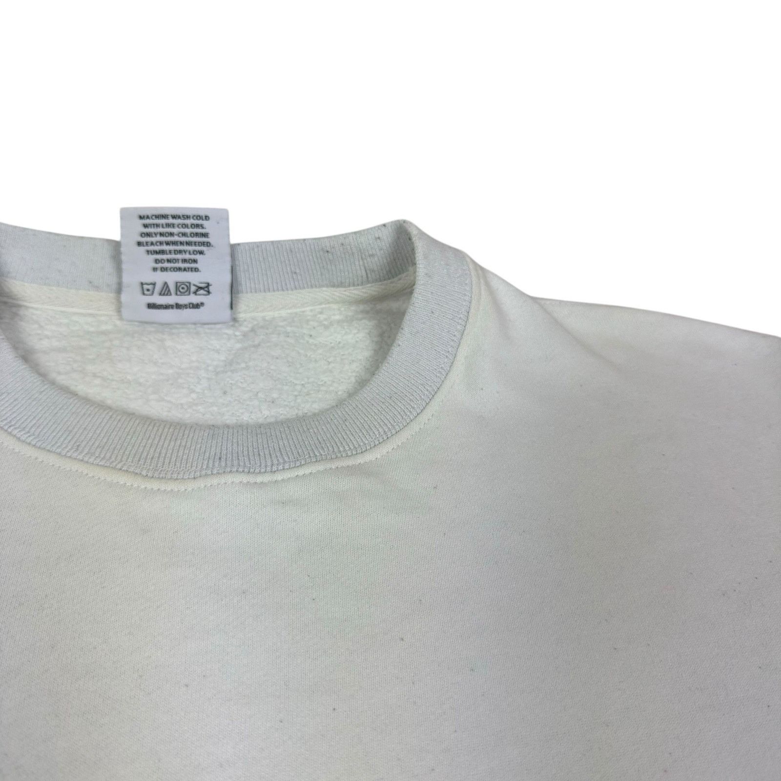 Billionaire Boys Club Billionaire Boys Club Men White Cotton Pullover Sweatshirt S Size US S / EU 44-46 / 1 - 4 Thumbnail