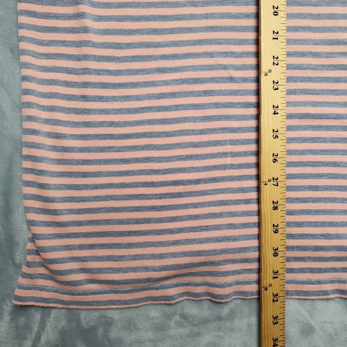 Eddie Bauer VTG Eddie Bauer Shirt Mens XL Pink Striped Rugby Rubber Button Denim Collar Polo Size US XL / EU 56 / 4 - 7 Thumbnail