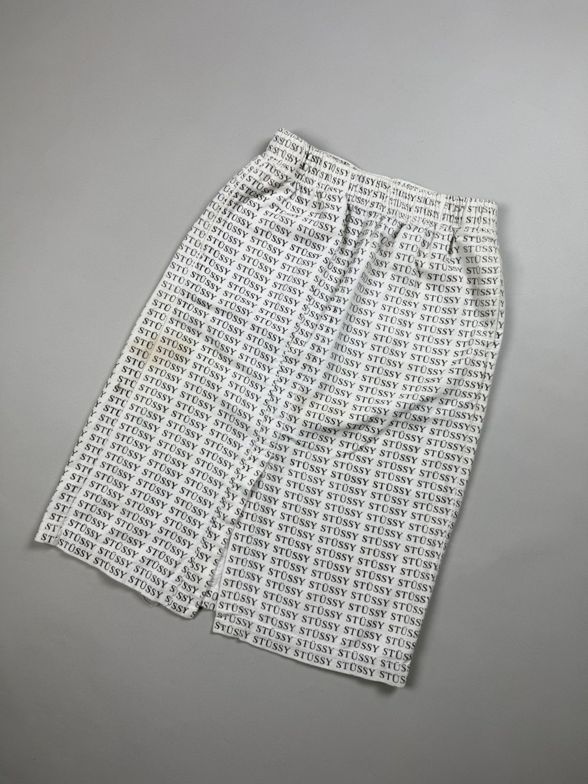 Stussy Stussy Ladies Y2K Monogram Pencil Skirt Corduroy Size S Size 28" / US 6 / IT 42 - 6 Thumbnail