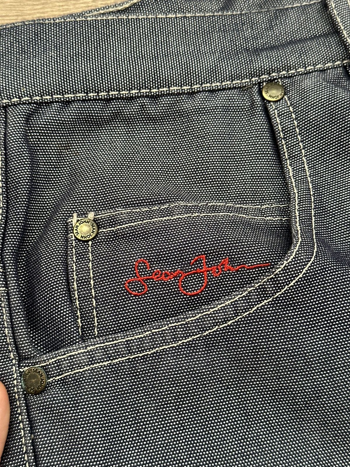 Sean John 🔥VINTAGE SEAN JOHN BAGGY Y2K JEANS🔥 Size US 34 / EU 50 - 11 Thumbnail