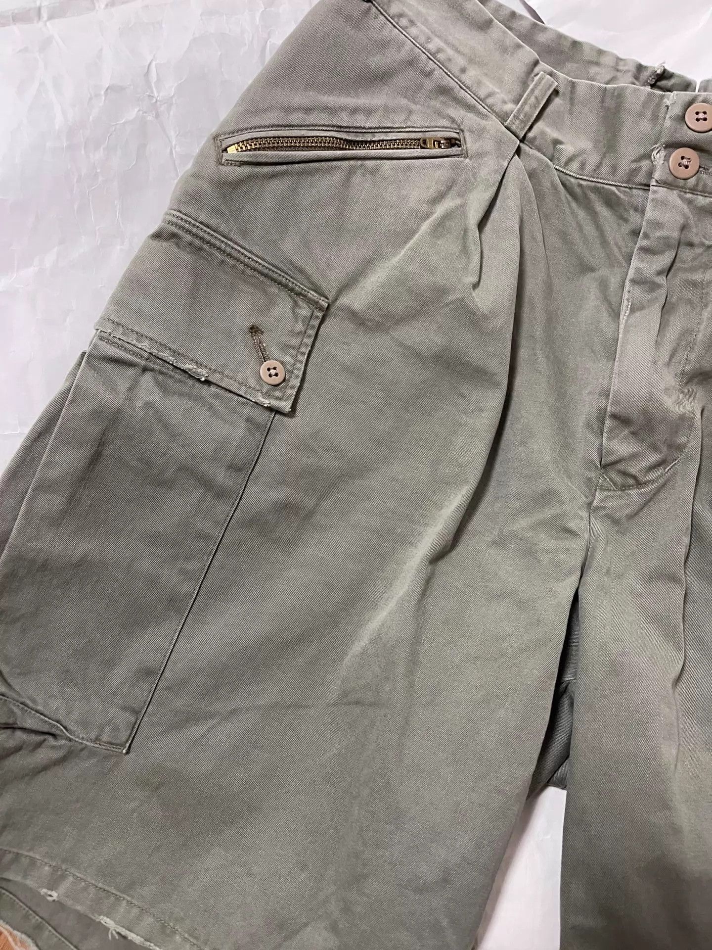 Other BOWWOW US ARMY Trooper Combat Short Washed Olive L Size US 34 / EU 50 - 4 Thumbnail