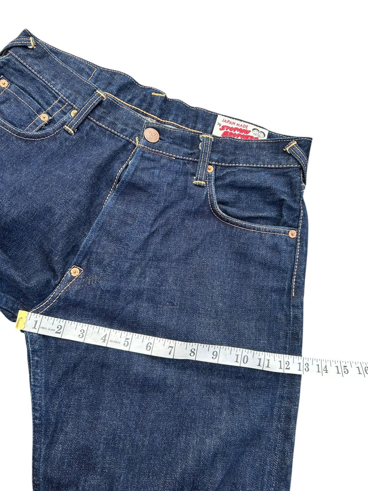 Evisu VINTAGE EVISU SELVEDGE MULTI POCKET DENIM JEAN MADE IN JAPAN Size US 32 / EU 48 - 19 Thumbnail