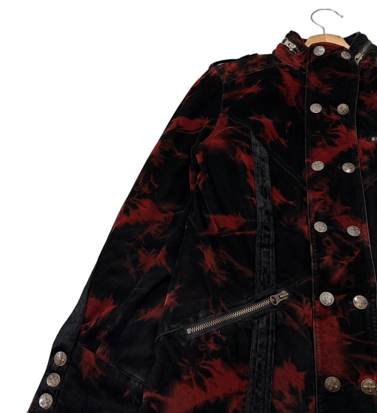 If Six Was Nine Vintage Ozz On Seditionaries Cross Buttons Long Jacket Size S / US 4 / IT 40 - 5 Thumbnail