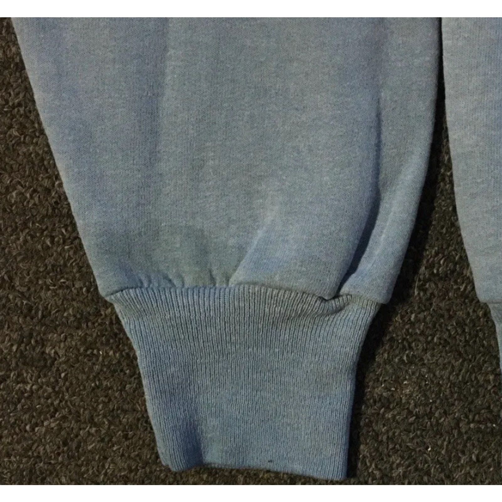 Vintage VINTAGE Durango and Silverton Narrow Gauge Railroad 90s AOP Faded Sweatshirt Hoodie M USA Blue Mens 80s Trucker Biker Railroad Engineer Conductor Size US M / EU 48-50 / 2 - 6 Thumbnail