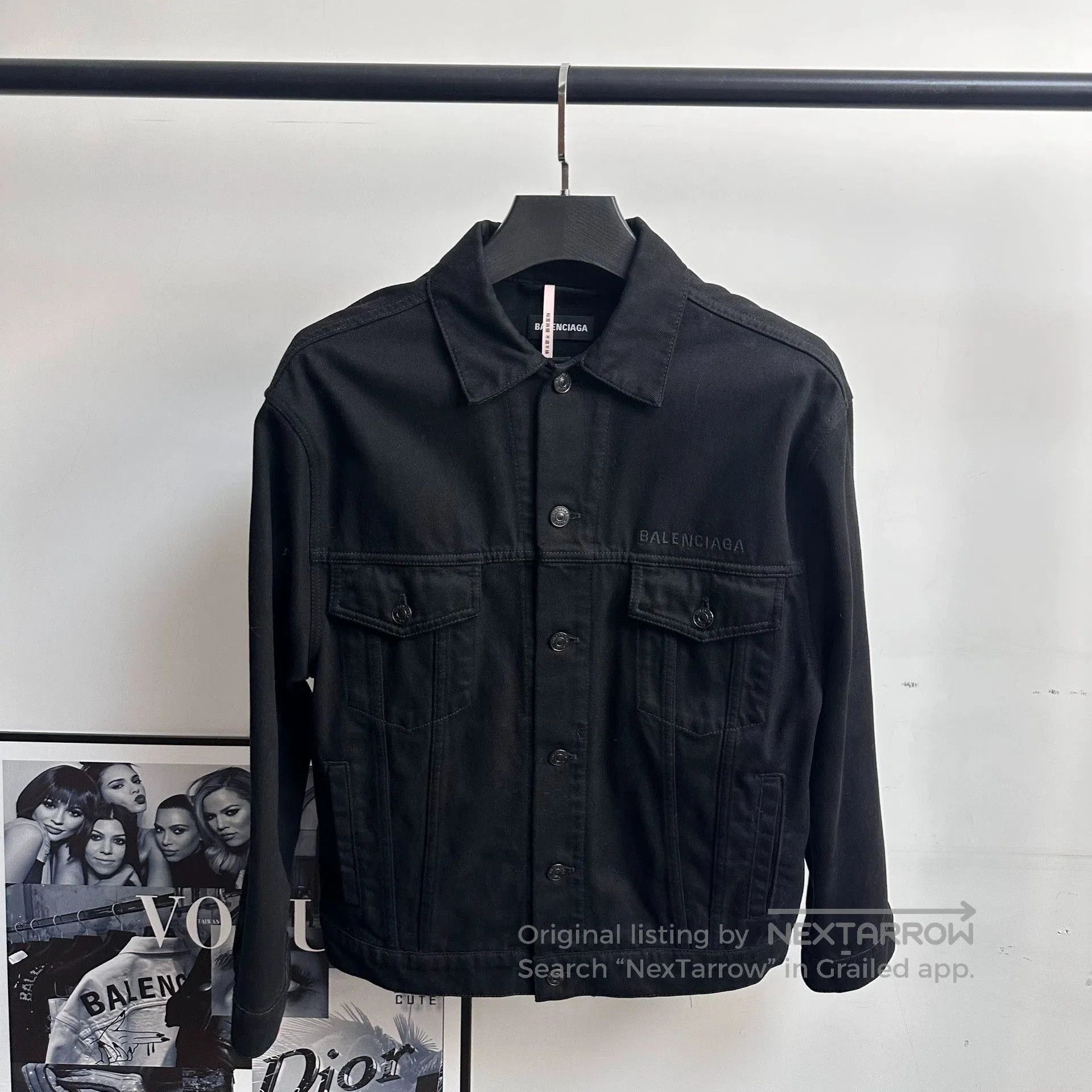 Balenciaga Balenciaga GW Embroidered Denim Jacket. Size US S / EU 44-46 / 1 - 2 Thumbnail