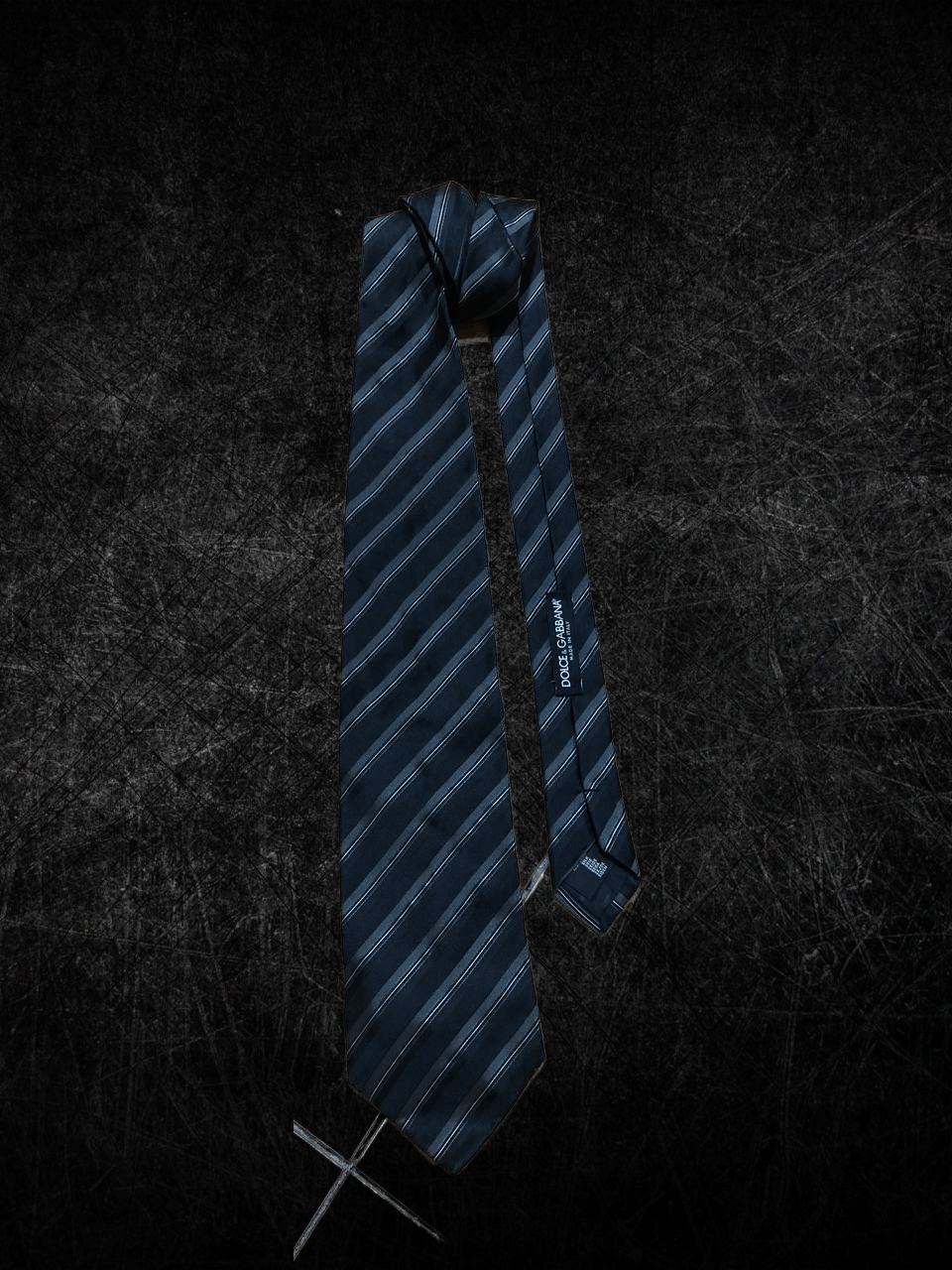 Dolce & Gabbana Dolce & Gabbana D&G 100% Silk Neck Striped Tie Size ONE SIZE - 1 Thumbnail