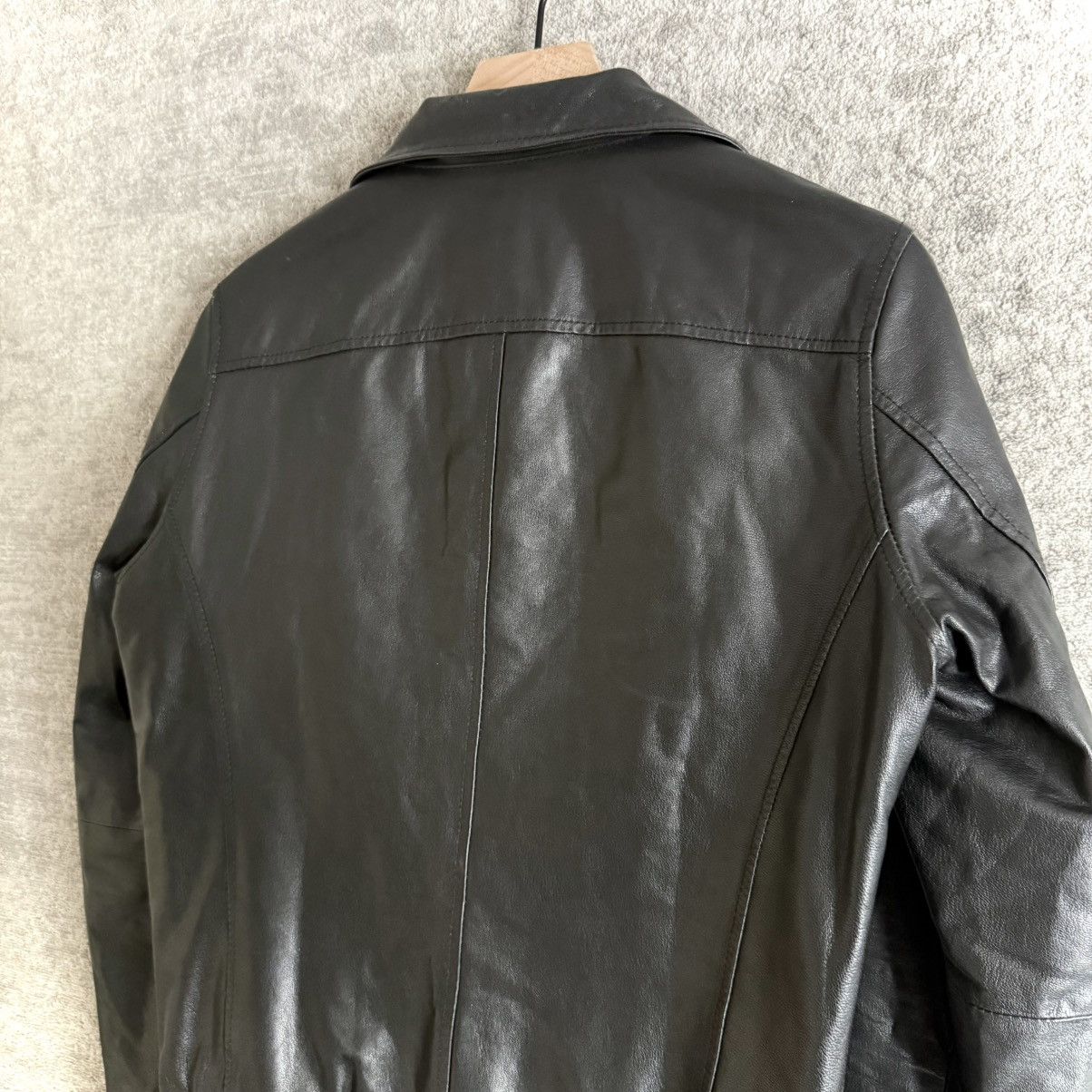 AZ by junhashimoto AZ by Jun Hashimoto Goatskin Leather Double Zip Jacket Size US M / EU 48-50 / 2 - 8 Thumbnail