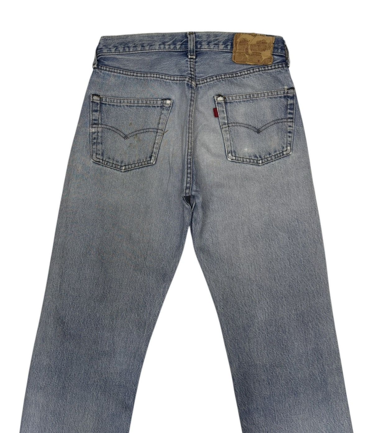 Levi's × Undercover Vintage Levis 501 Selvedge Button No 524 Distressed Denim Size US 28 / EU 44 - 4 Thumbnail