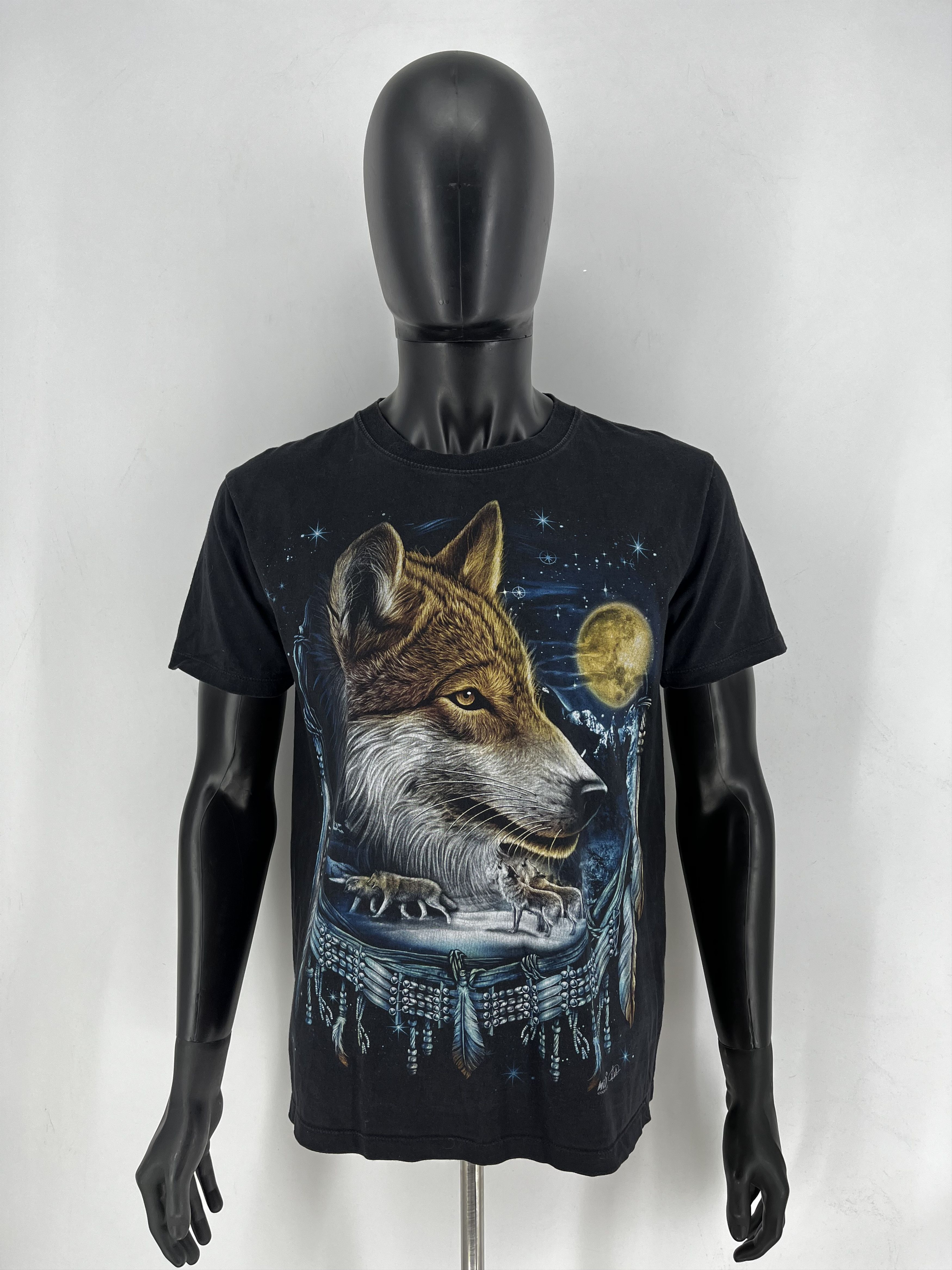 Other Double Sided Wolf Moon Tee All Over Animal Print M Size US M / EU 48-50 / 2 - 3 Thumbnail