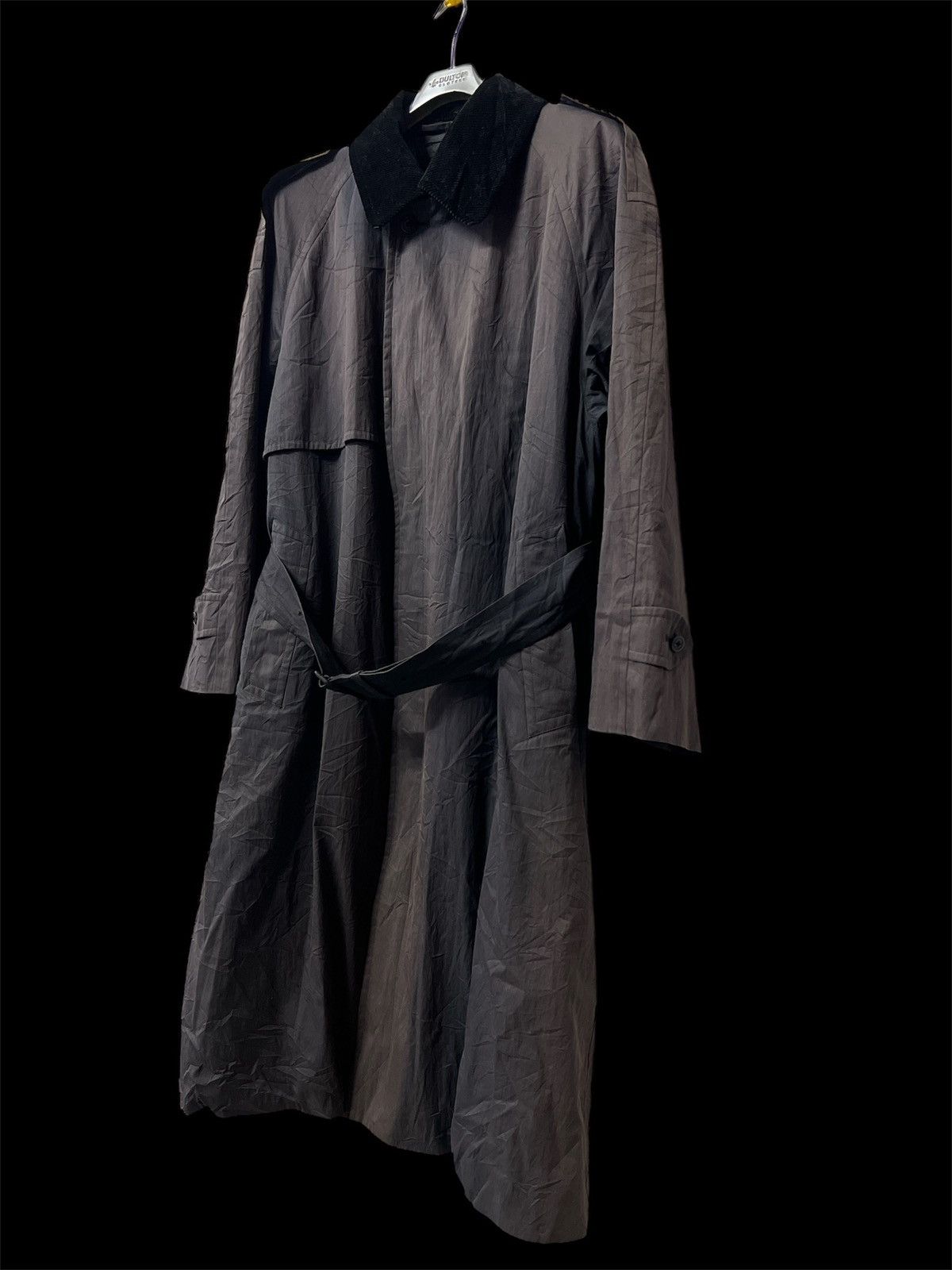 Burberry BURBERRY LONDON BLACK FADED LONG COAT Size US L / EU 52-54 / 3 - 2 Thumbnail