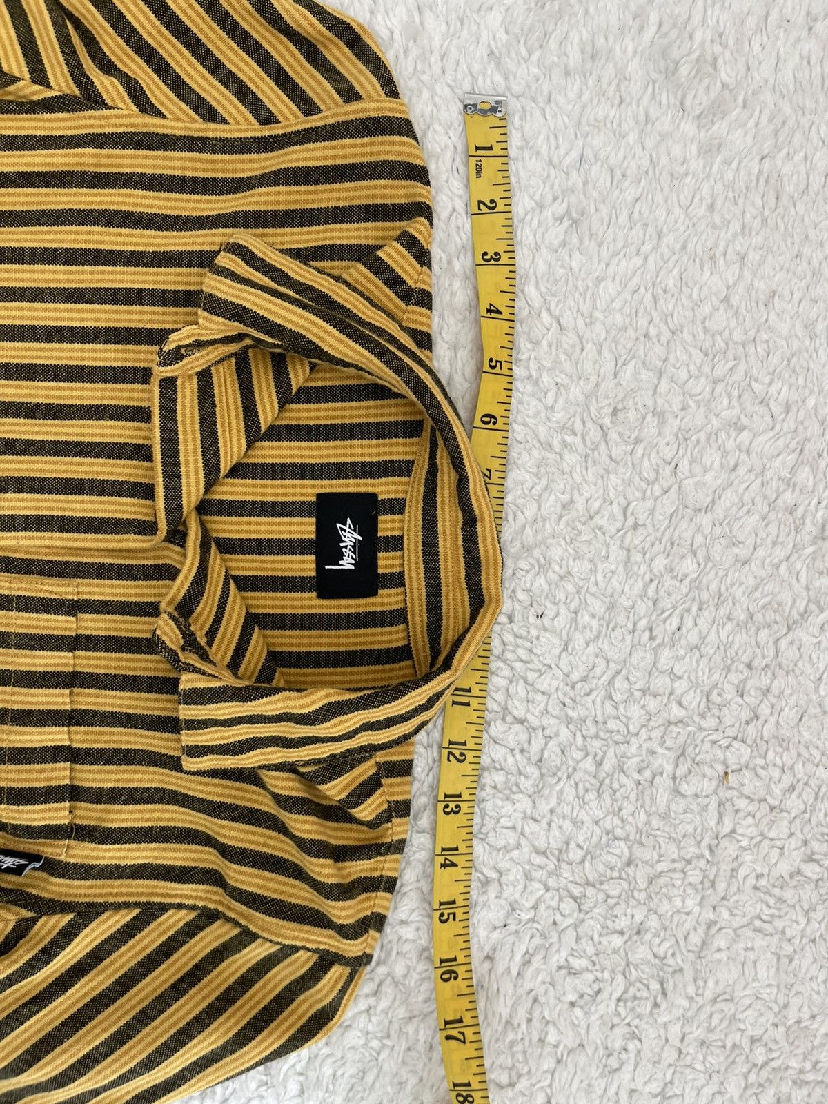 Stussy Stussy piper long sleeve workwear striped shirt Size XS / US 0-2 / IT 36-38 - 6 Thumbnail