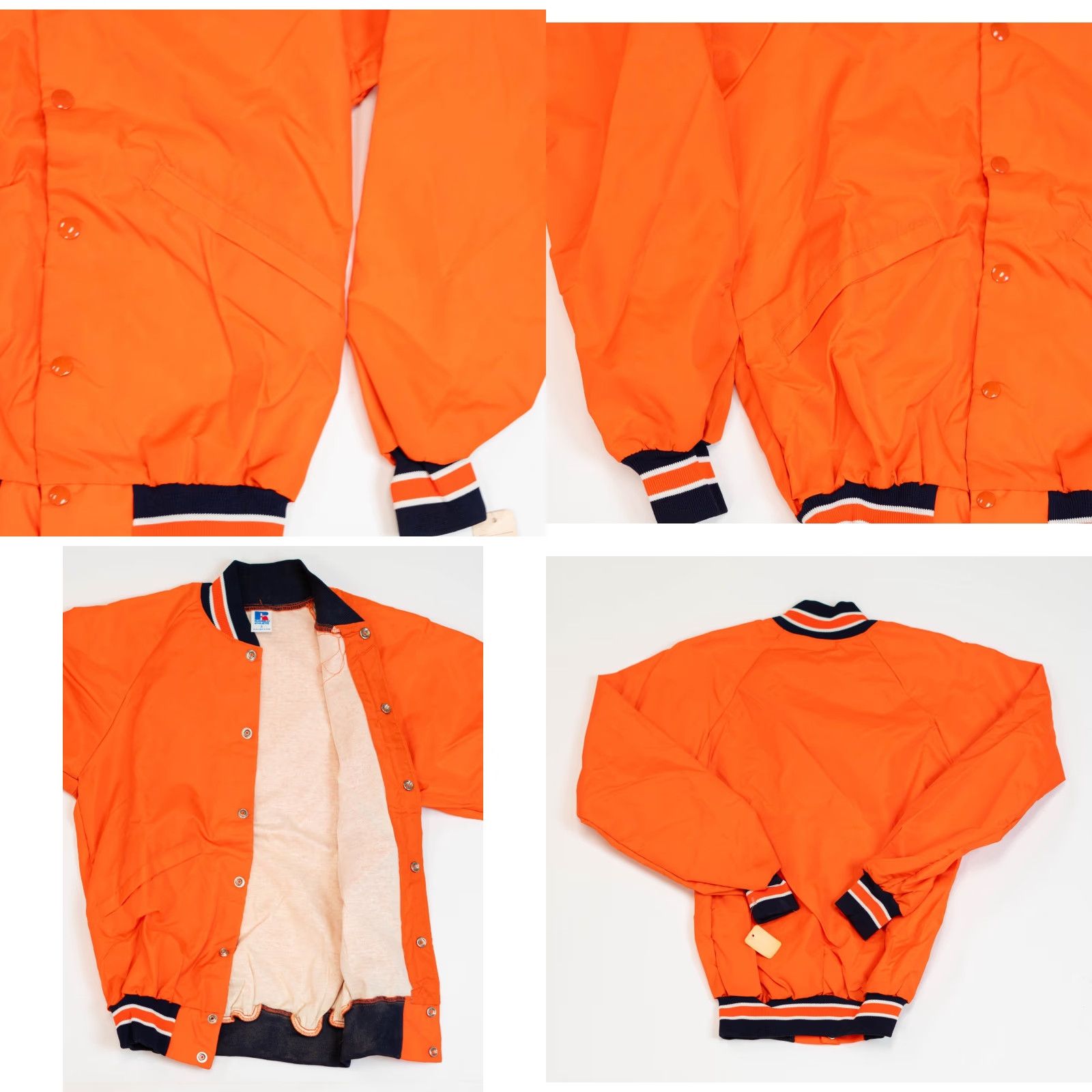 Russell Athletic VINTAGE Russell Athletic Varsity Jacket Men S Orange 80s 90s College University NCAA USA VTG Final Four March Madness Band Collar New Tags Photos? Size US S / EU 44-46 / 1 - 9 Thumbnail