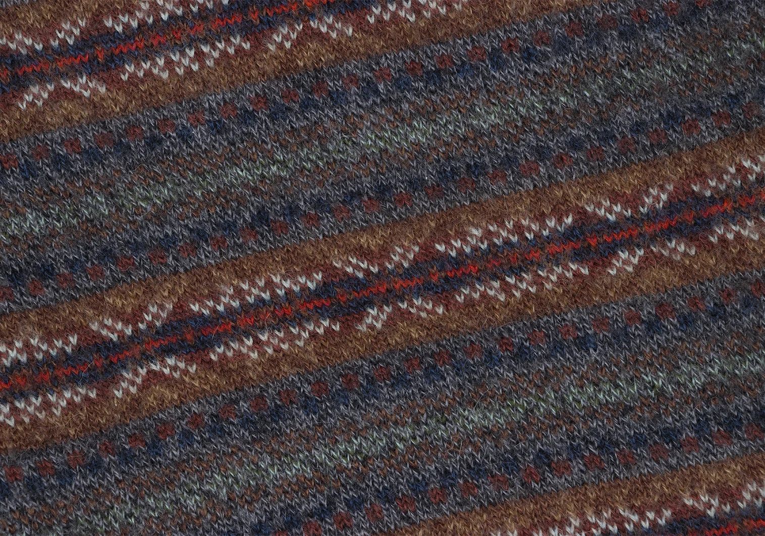 Comme des Garcons Homme Plus Nordic Knit Alpaca Blend Sweater in Multicolor Size US M / EU 48-50 / 2 - 8 Thumbnail