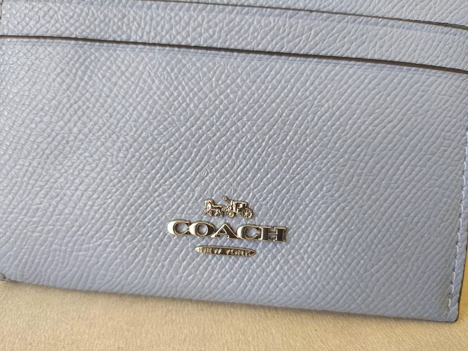 Coach Coach Mini Skinny ID zip CardCase cross grain leather T 9135 Size ONE SIZE - 3 Thumbnail