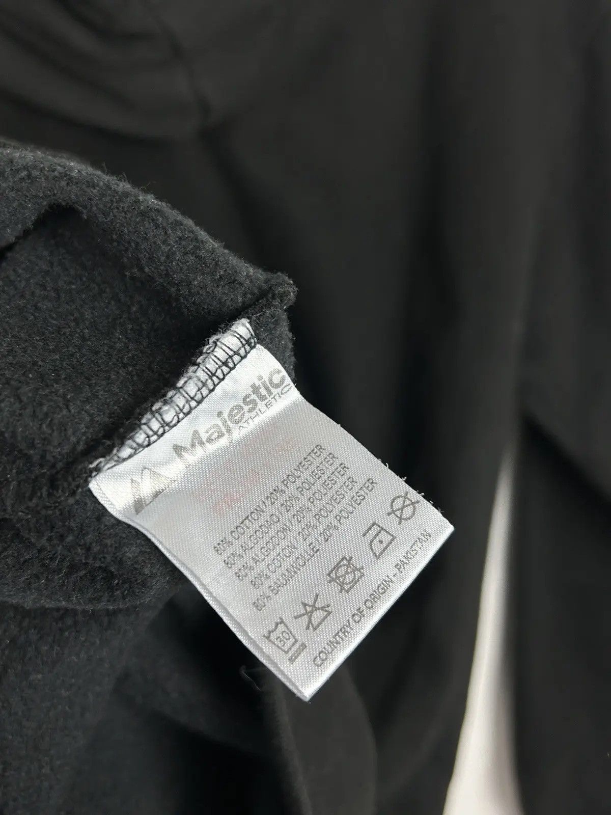 MLB Majestic MLB Baseball New York Yankees Hoodie In Black Size L / US 10 / IT 46 - 8 Thumbnail