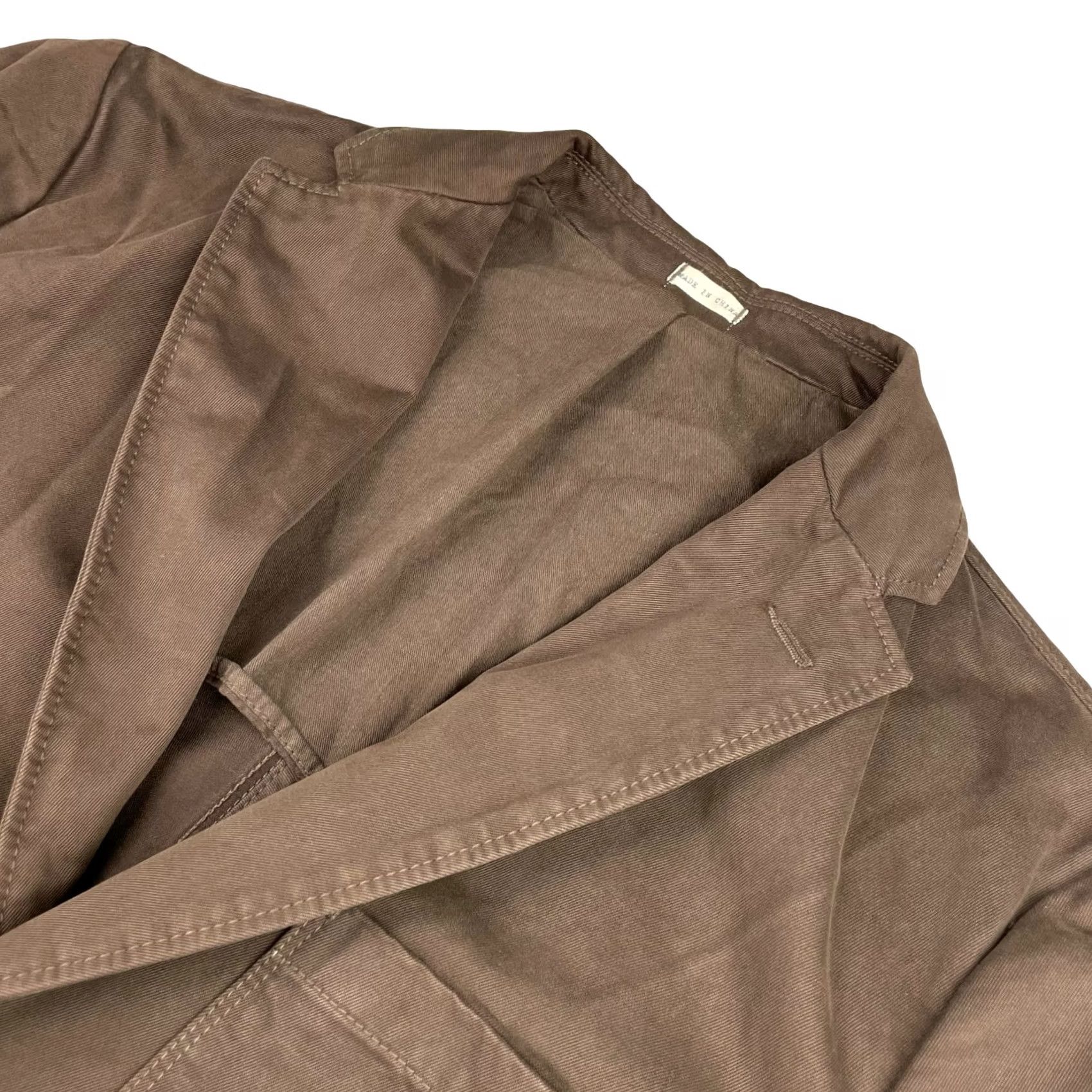 J.Crew J.CREW Mens Brown Blazer Large - Broken In Cotton Jacket Size 42R - 2 Thumbnail