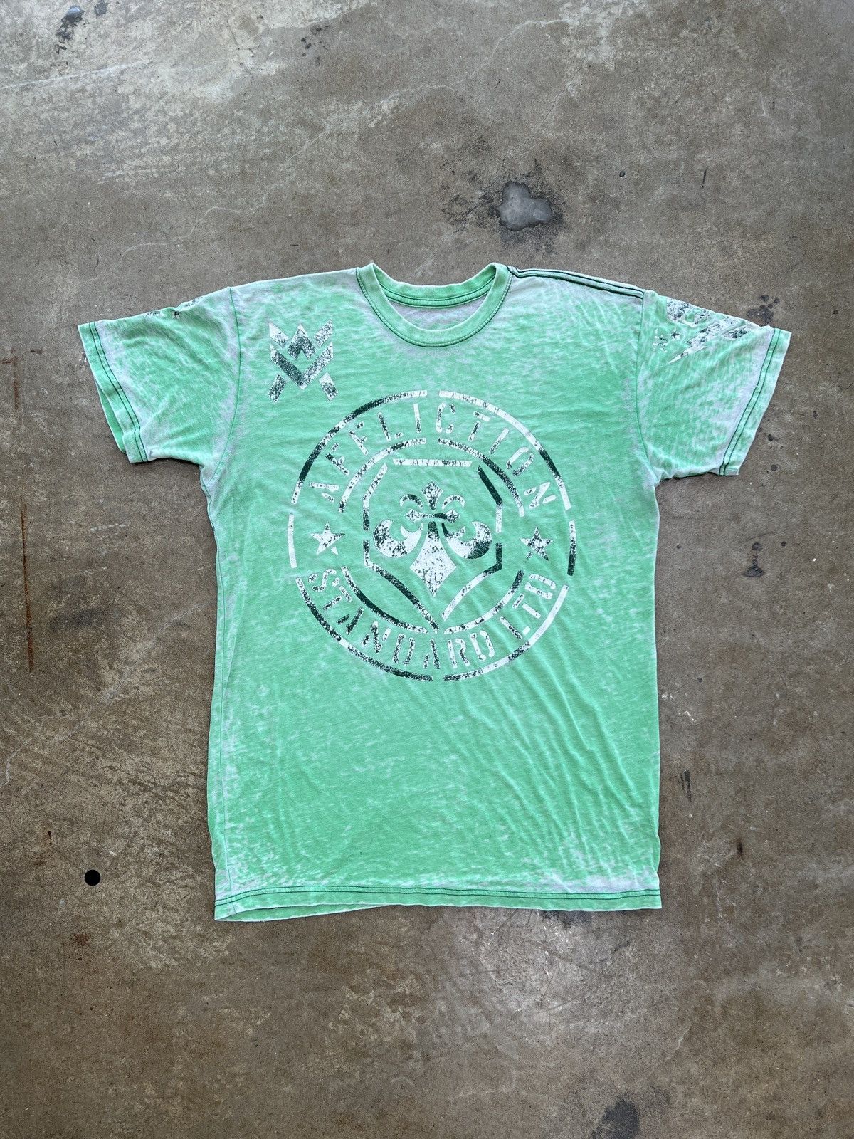 Affliction Vintage Y2K Affliction Gothic Grunge Style Tee XL Size US XL / EU 56 / 4 - 2 Thumbnail