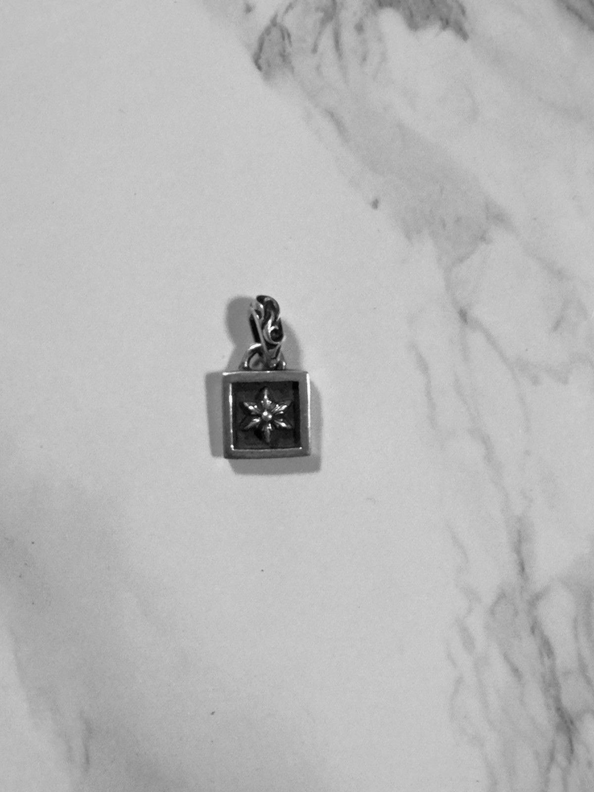 Chrome Hearts CHROME HEARTS FRAMED FLORAL PENDANT | Grailed