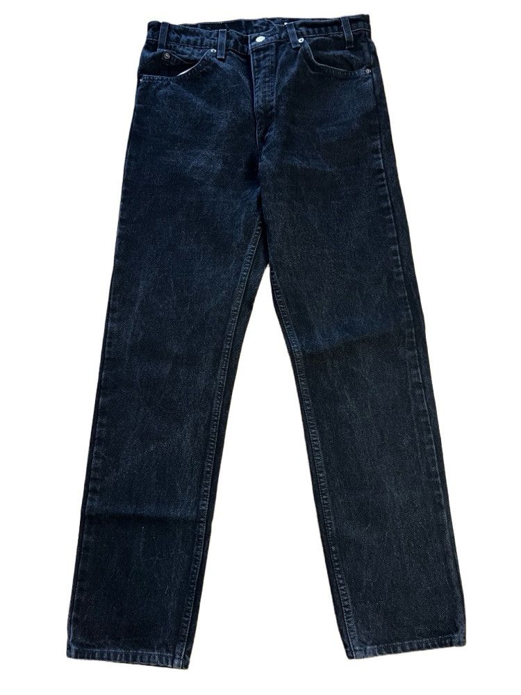Levi's Vintage Clothing Vintage 1980's-1990's Levi's 505 Black Orange Tab Jeans Size US 34 / EU 50 - 1 Thumbnail