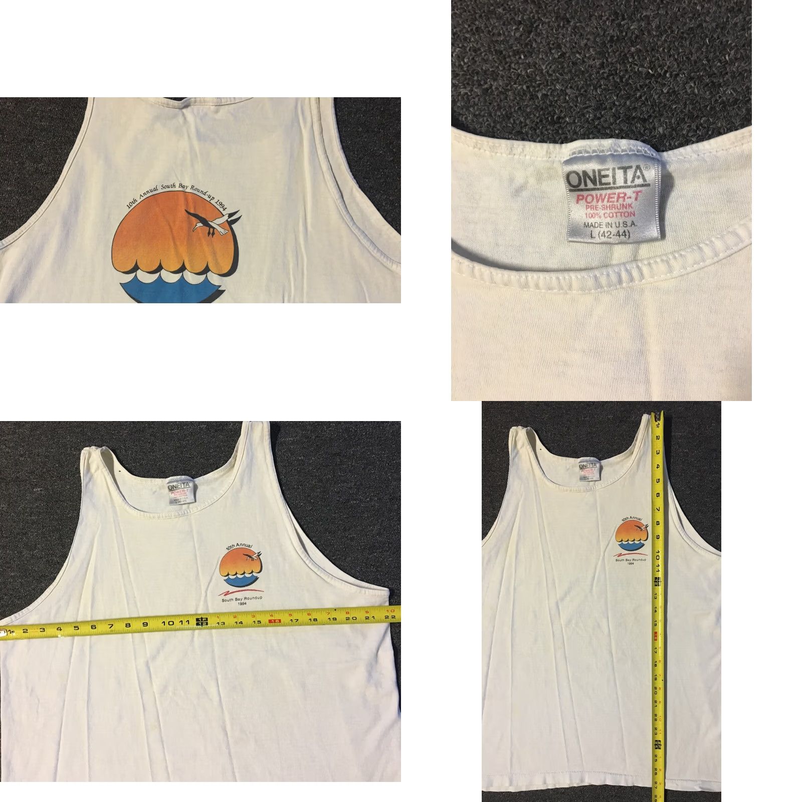 Vintage VINTAGE 90s South Bay Told You I Love You Tank Top L Single Stitch USA Grunge Size US L / EU 52-54 / 3 - 8 Thumbnail
