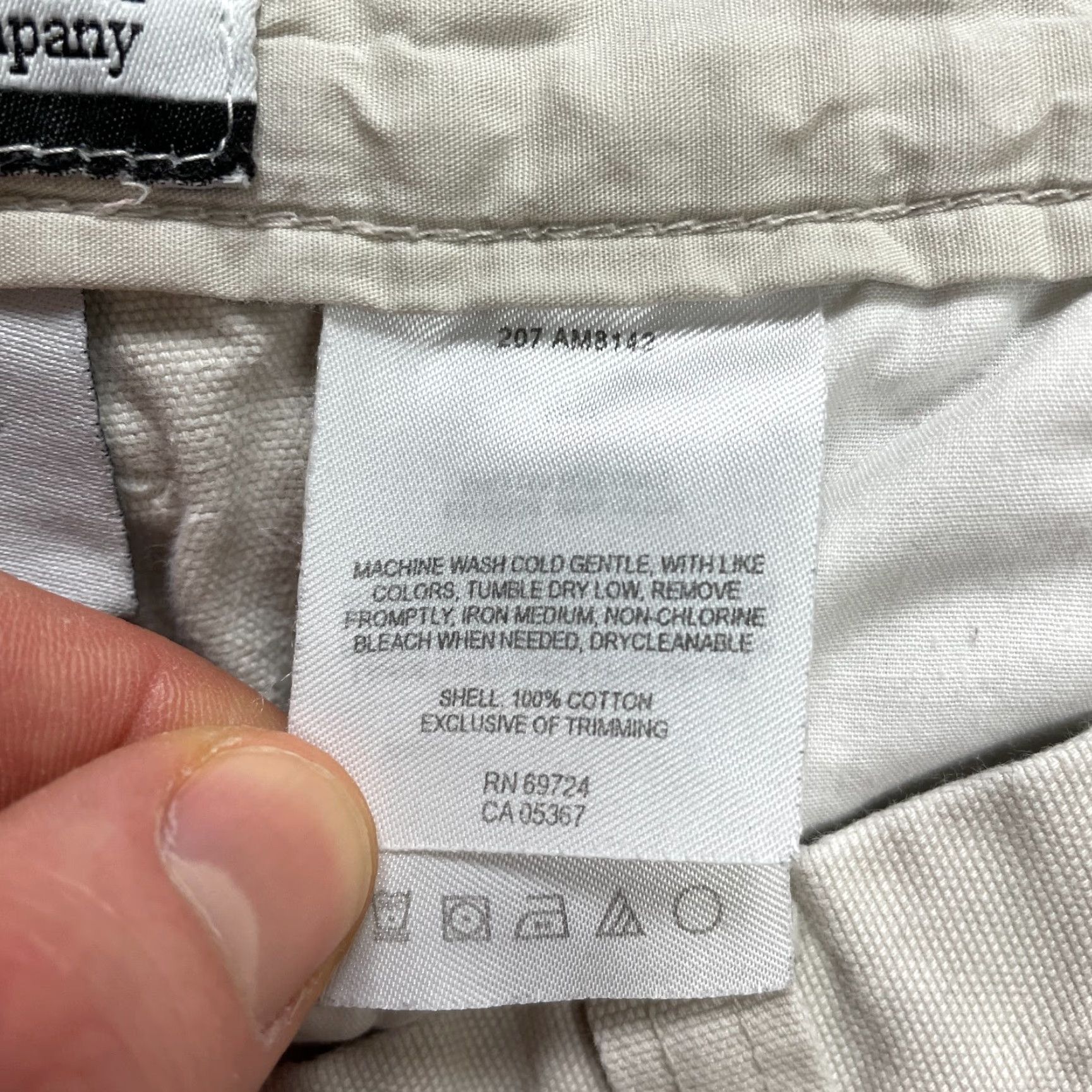 Vintage Columbia Chino Pants Mens 36 Light Beige Khaki Straight Slacks Pockets 36x30 Size US 36 / EU 52 - 5 Thumbnail