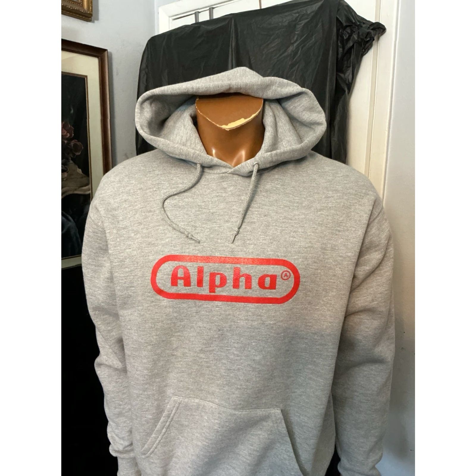 Lee VINTAGE Lee Heavyweight Alpha Gray Fleece Skateboard Graphic Pullover Hoodie Men Medium Gray Size US M / EU 48-50 / 2 - 8 Thumbnail