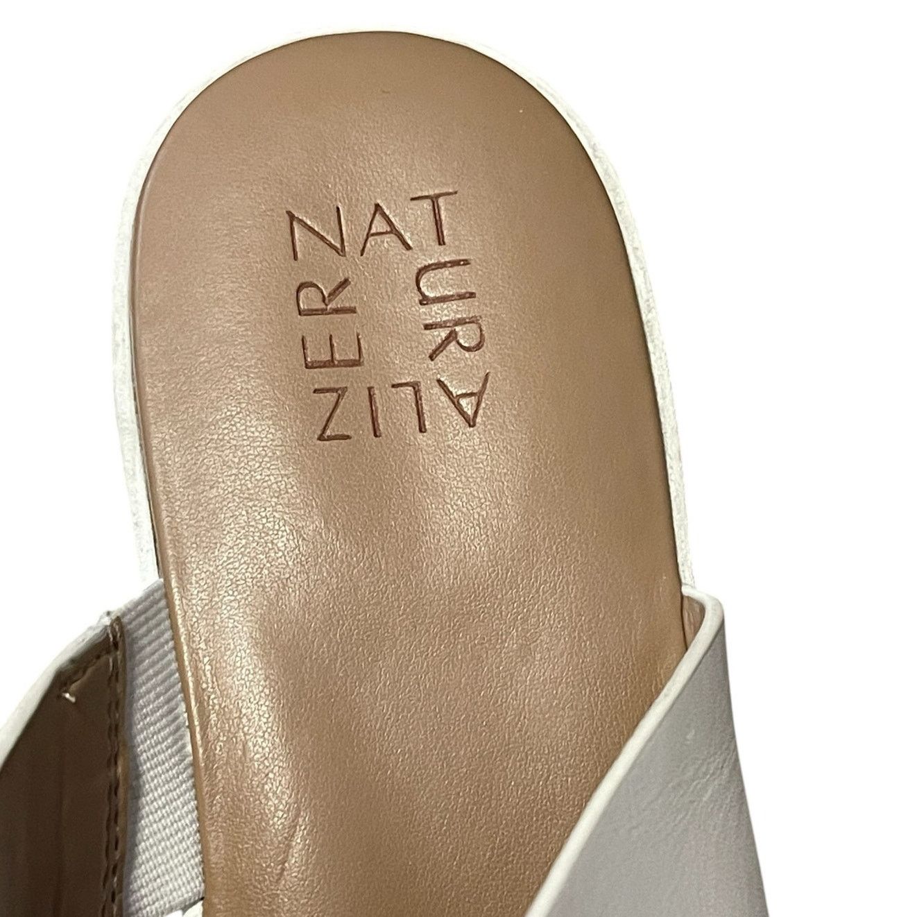 Other Naturalizer Rowena Wedge Leather Sandals Warm White NEW 12 Size US 12 / IT 42 - 6 Thumbnail