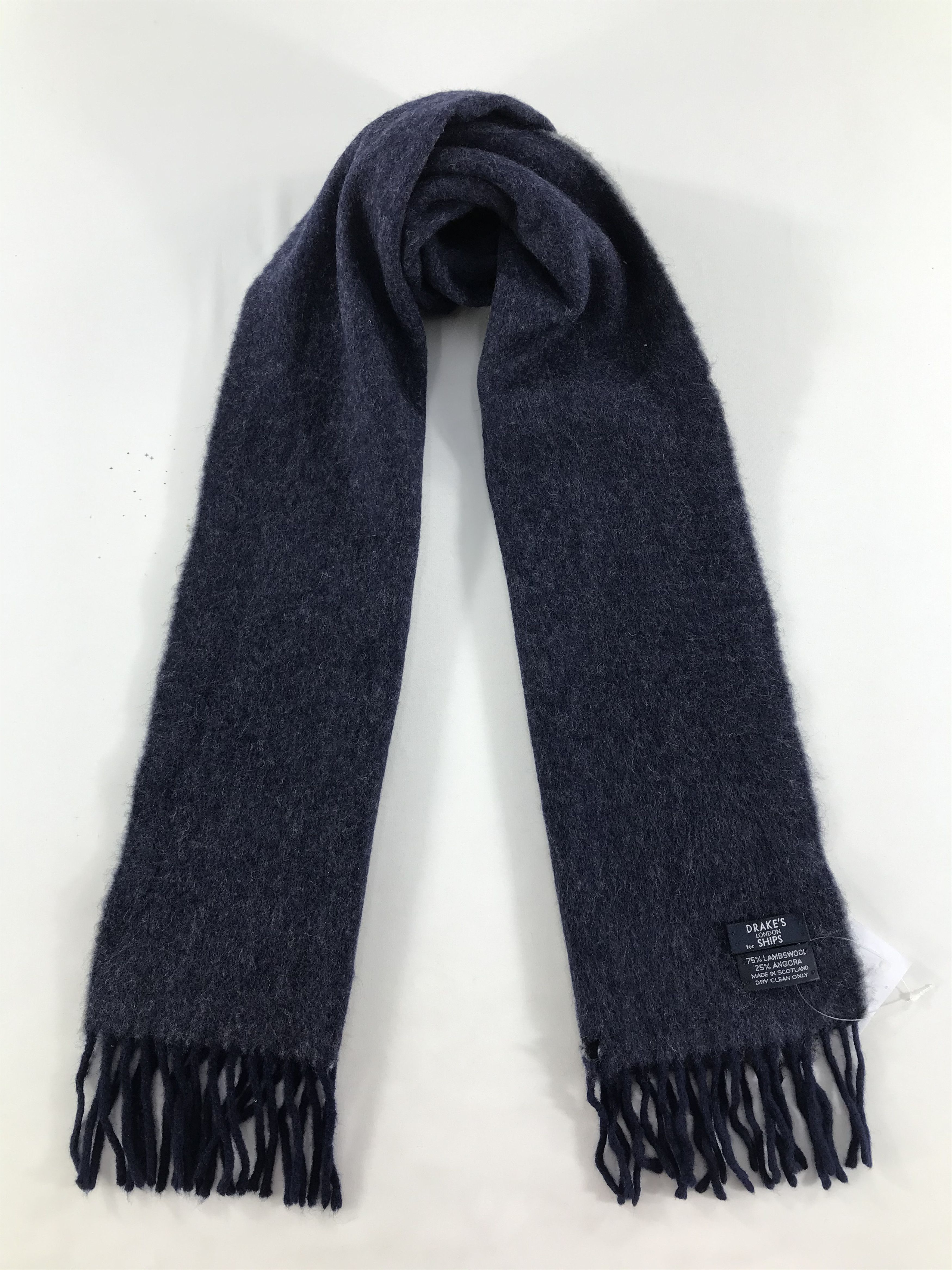Drake's Vintage Drake's x Ships Scarf/Muffler/Neckwear MF1015 Size ONE SIZE - 1 Thumbnail