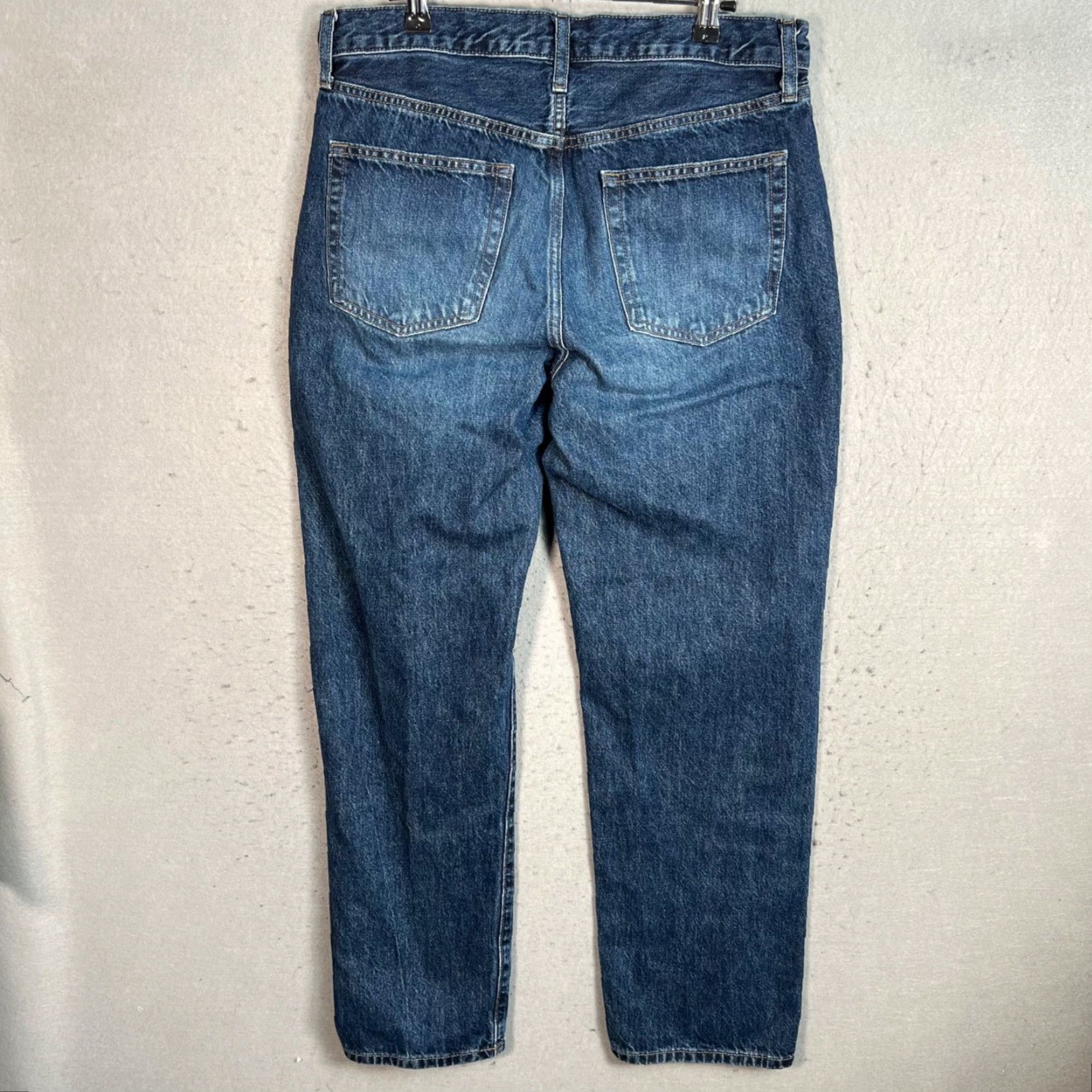 Uniqlo VINTAGE Uniqlo Jeans Mens 32 Blue Regular Fit Straight Leg Cotton Denim 5-Pocket Inseam 30" Mid Rise Mens jeans Size US 32 / EU 48 - 2 Thumbnail