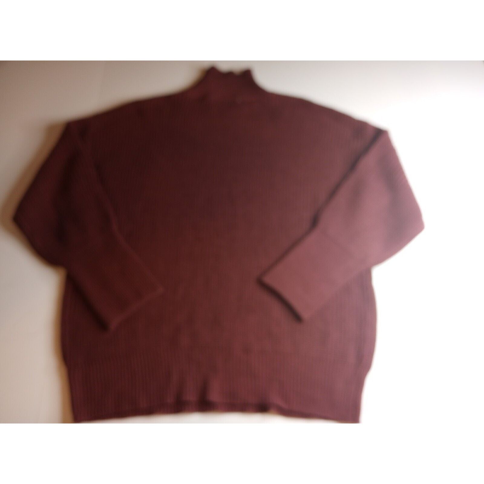 Other Love Change Italy Sweater Women's L Mock Neck Purple Acrylic Size L / US 10 / IT 46 - 6 Thumbnail