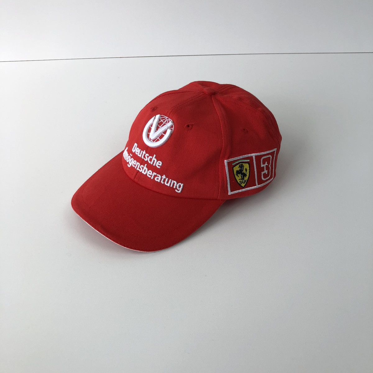 Ferrari × Formula 1 × Vintage Ferrari Michael Schumacher 2000 Formula 1 Team Vintage Cap Size ONE SIZE - 1 Thumbnail