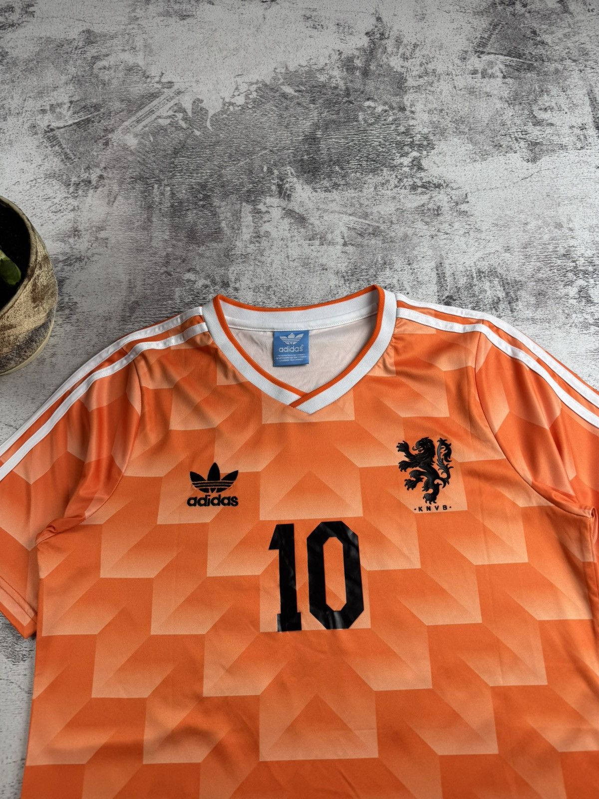 Adidas Netherlands Gullit Retro Kit 1988 Adidas Home Soccer Football T Shirt Jersey Tee Size US M / EU 48-50 / 2 - 8 Thumbnail