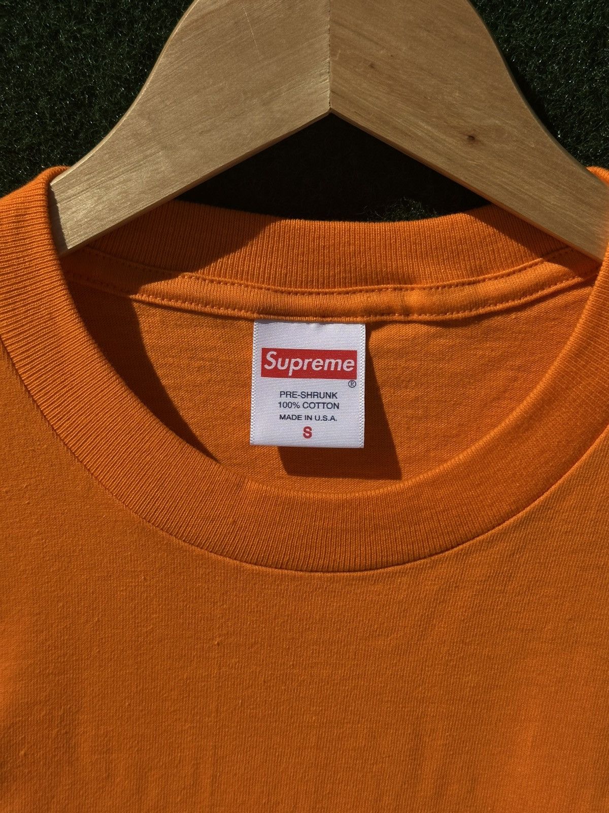 Supreme Supreme Pinline Tee Orange SS22 Size US S / EU 44-46 / 1 - 3 Thumbnail