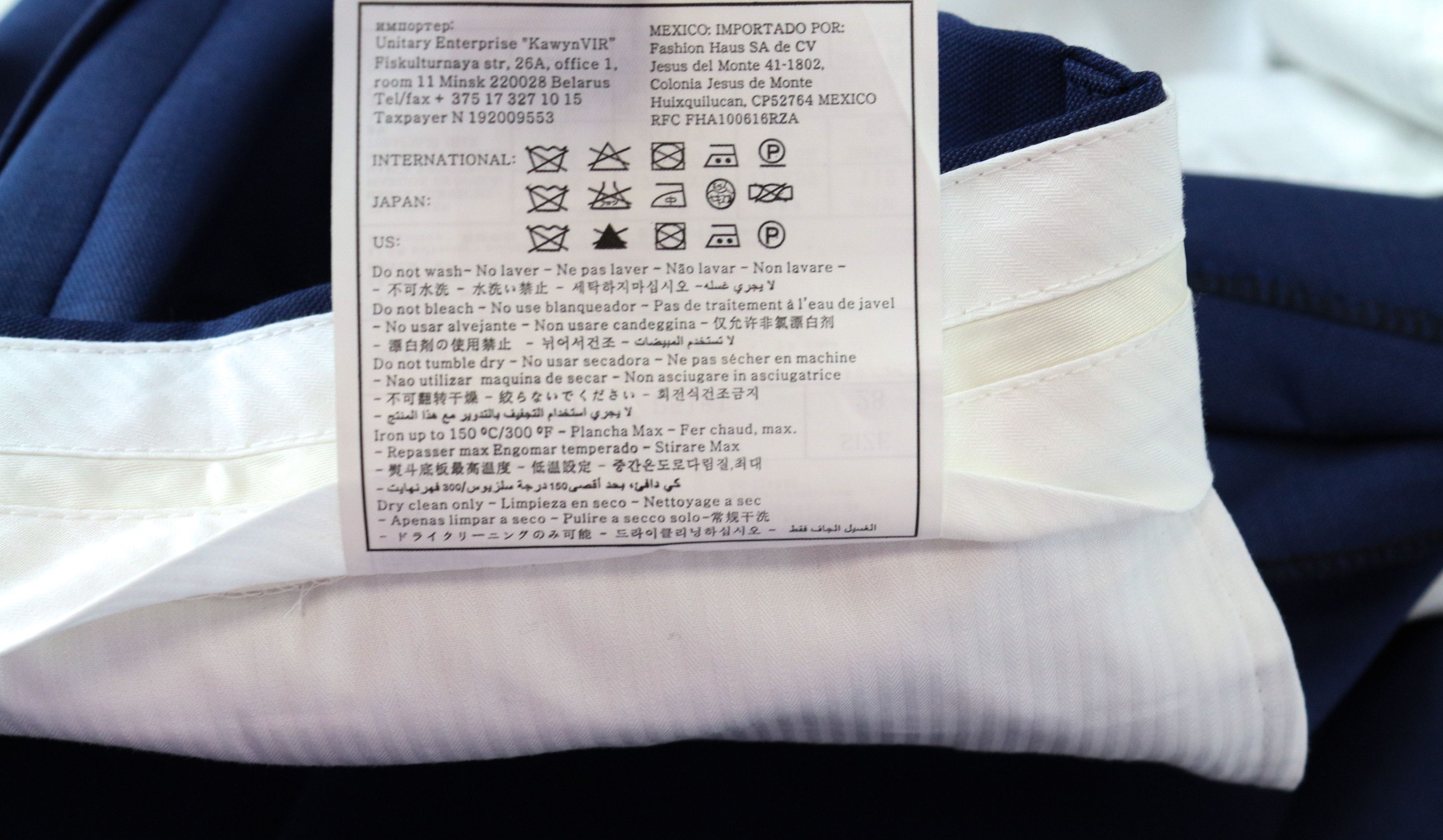 Suitsupply UK46S Blue Wool Lined Pleated Front Trousers 60685 Size 46S - 6 Thumbnail